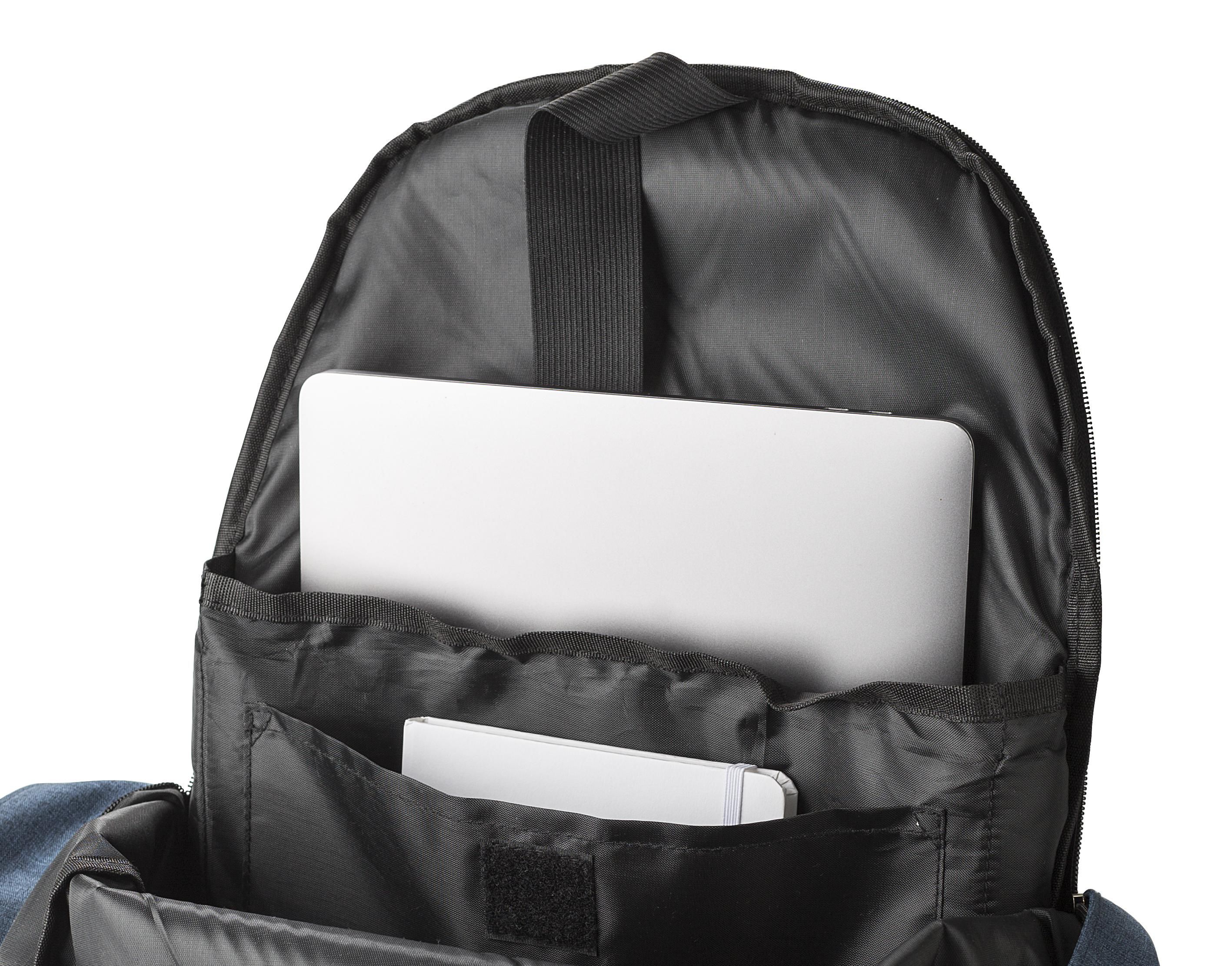 Vue 9 de Sac à dos Celeste | Recyclé | Antivol | Ordinateur portable 15" | 20 l