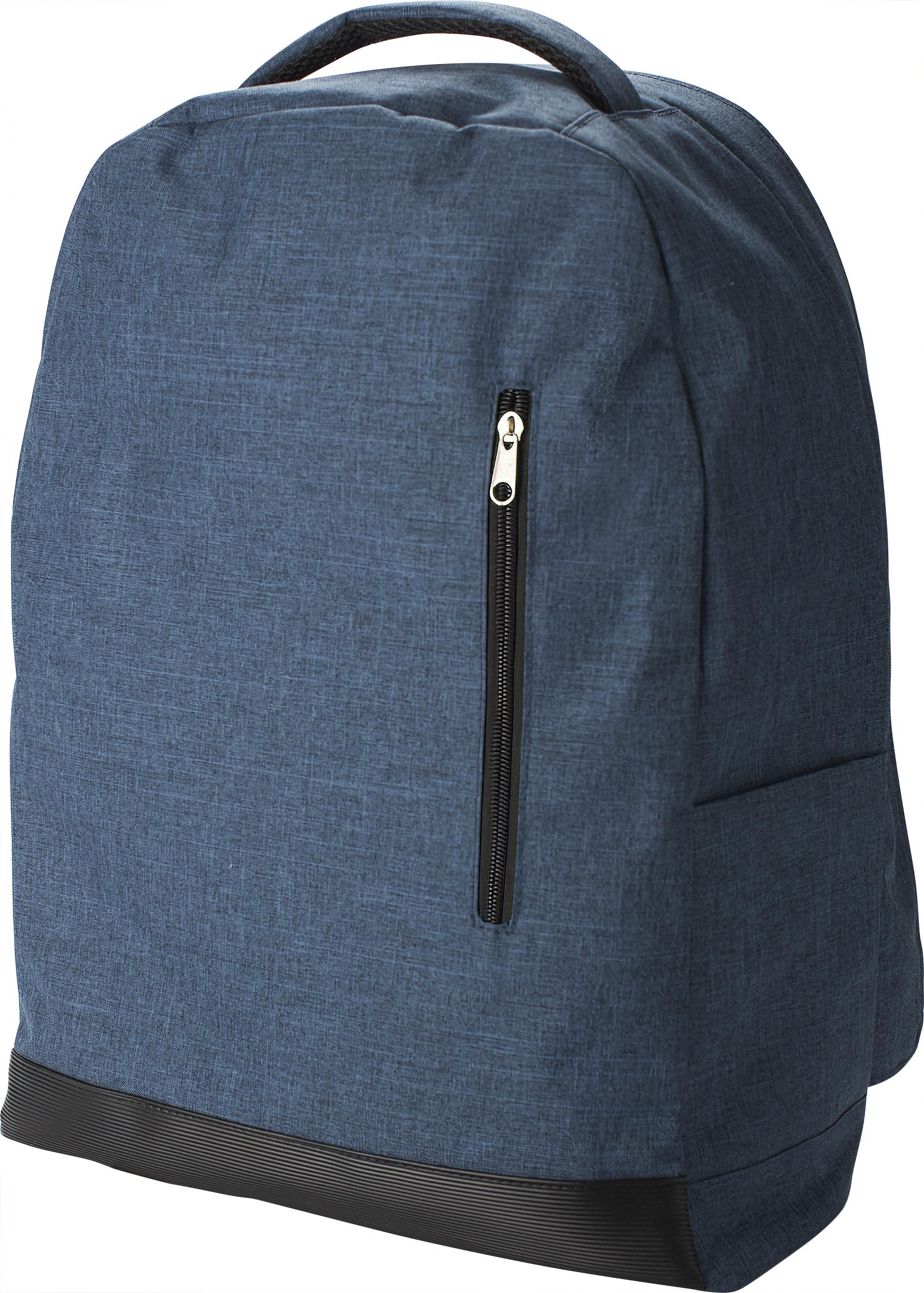 Vue 3 de Sac à dos Celeste | Recyclé | Antivol | Ordinateur portable 15" | 20 l