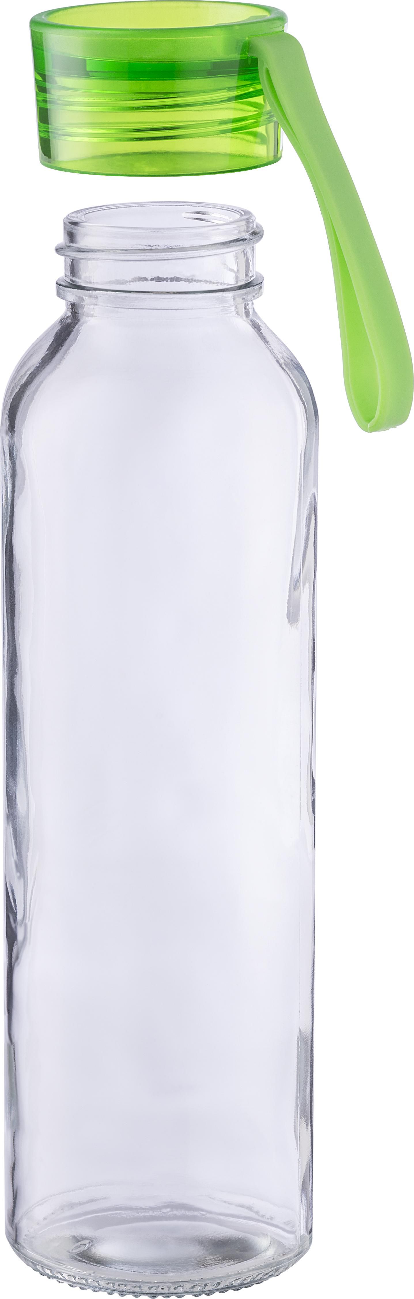 Vue 8 de Gourde | Verre | Couvercle coloré | 500 ml