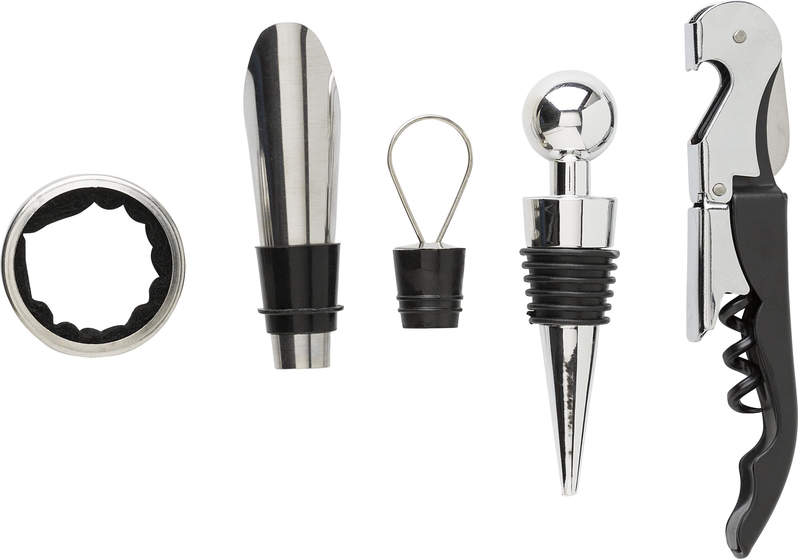Vue 6 de Set de vin Milana | Simili-cuir aspect liège | 4 pcs