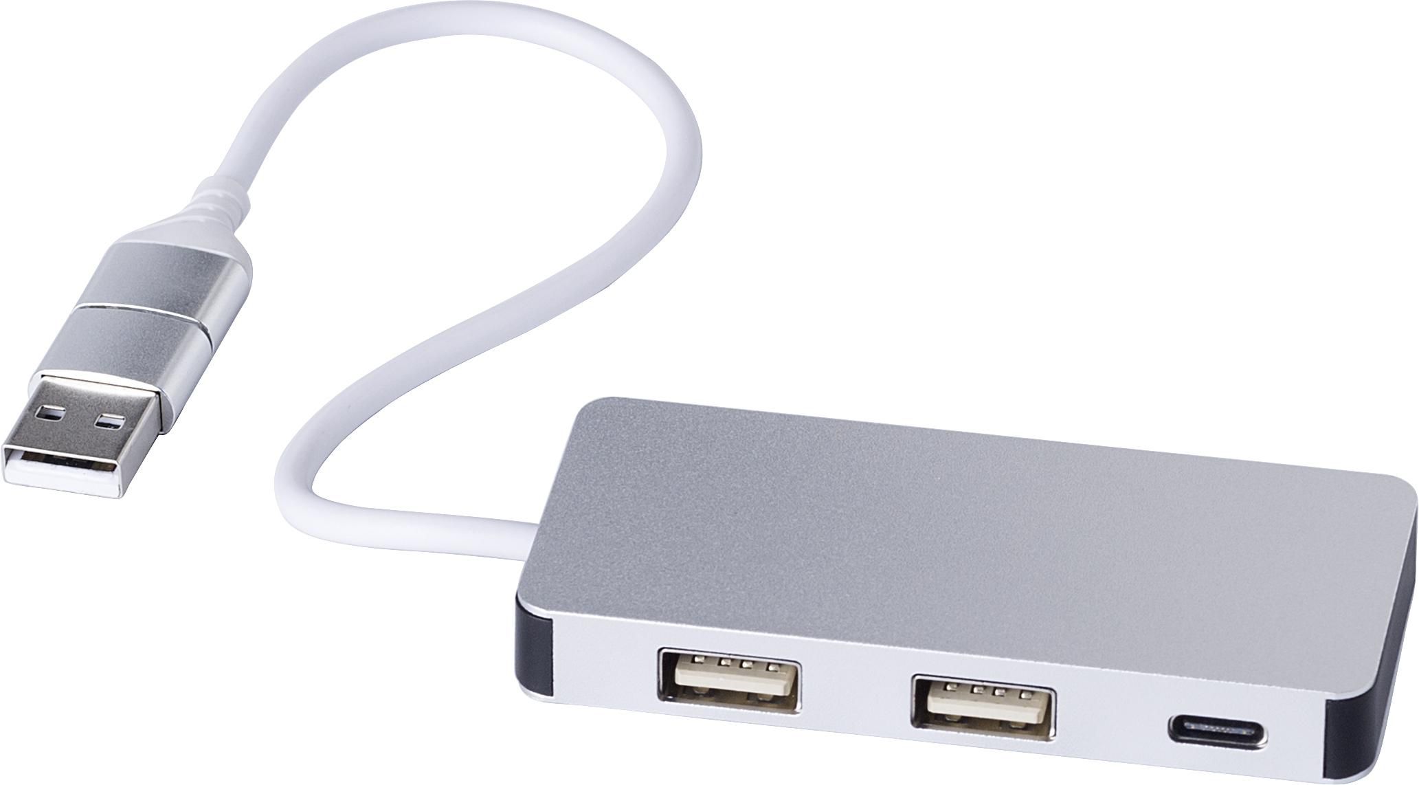 Vue 3 de Hub USB Layton | Aluminium | 3 ports