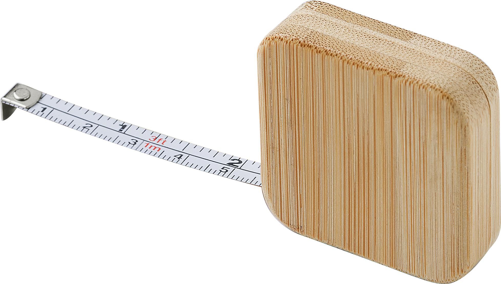 Vue 4 de Mètre ruban Callum | Bambou | 1 mètre