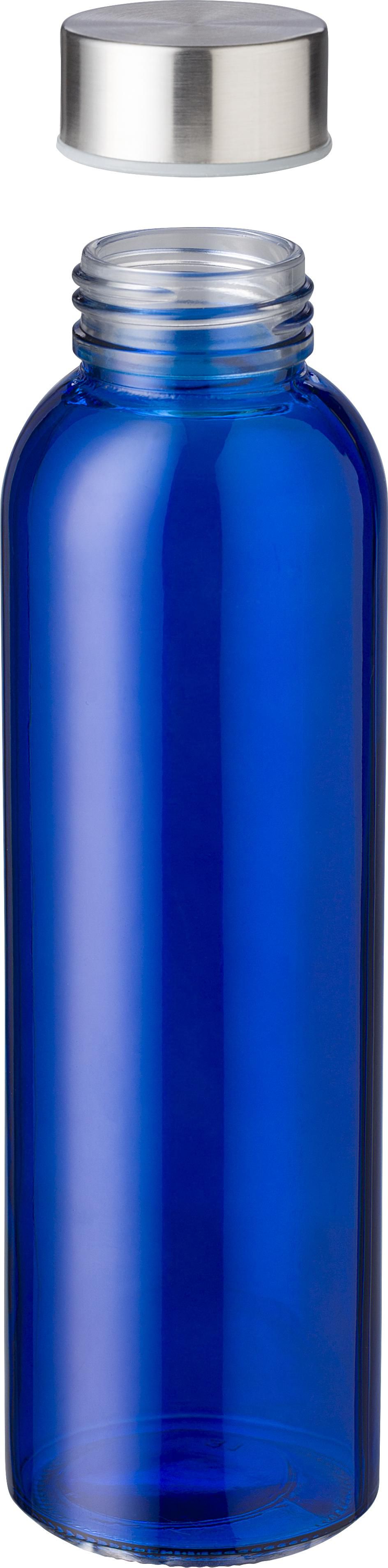 Vue 5 de Gourde Maxwell | Verre | Couvercle inox | 500 ml