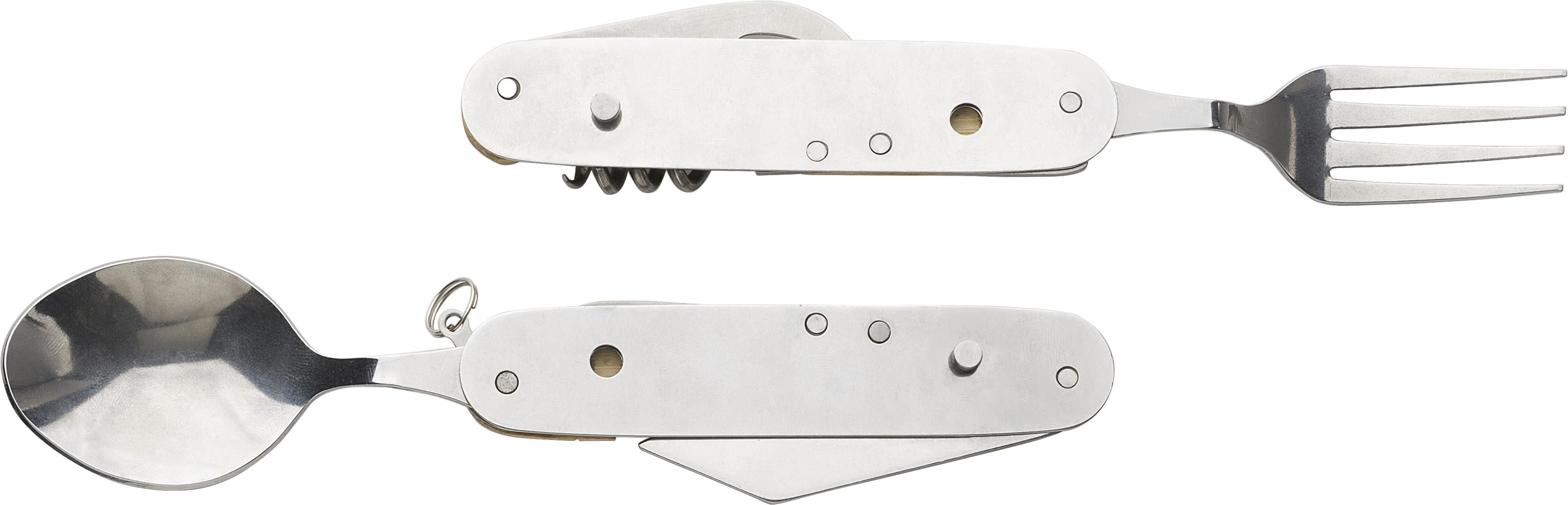 Vue 7 de Set de couverts Ainsley | Bambou | 6-en-1