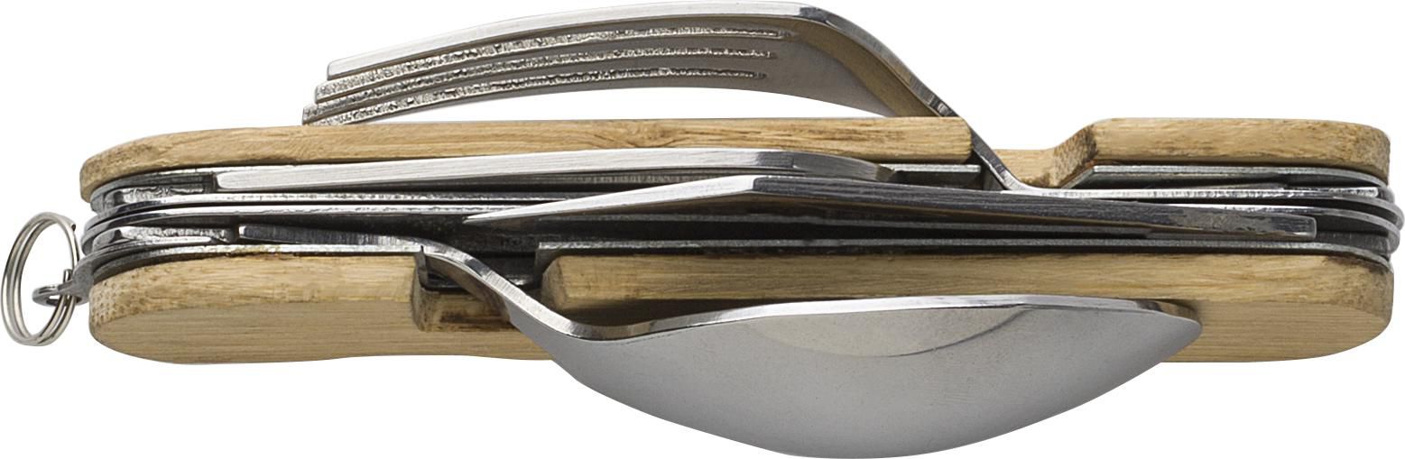 Vue 9 de Set de couverts Ainsley | Bambou | 6-en-1