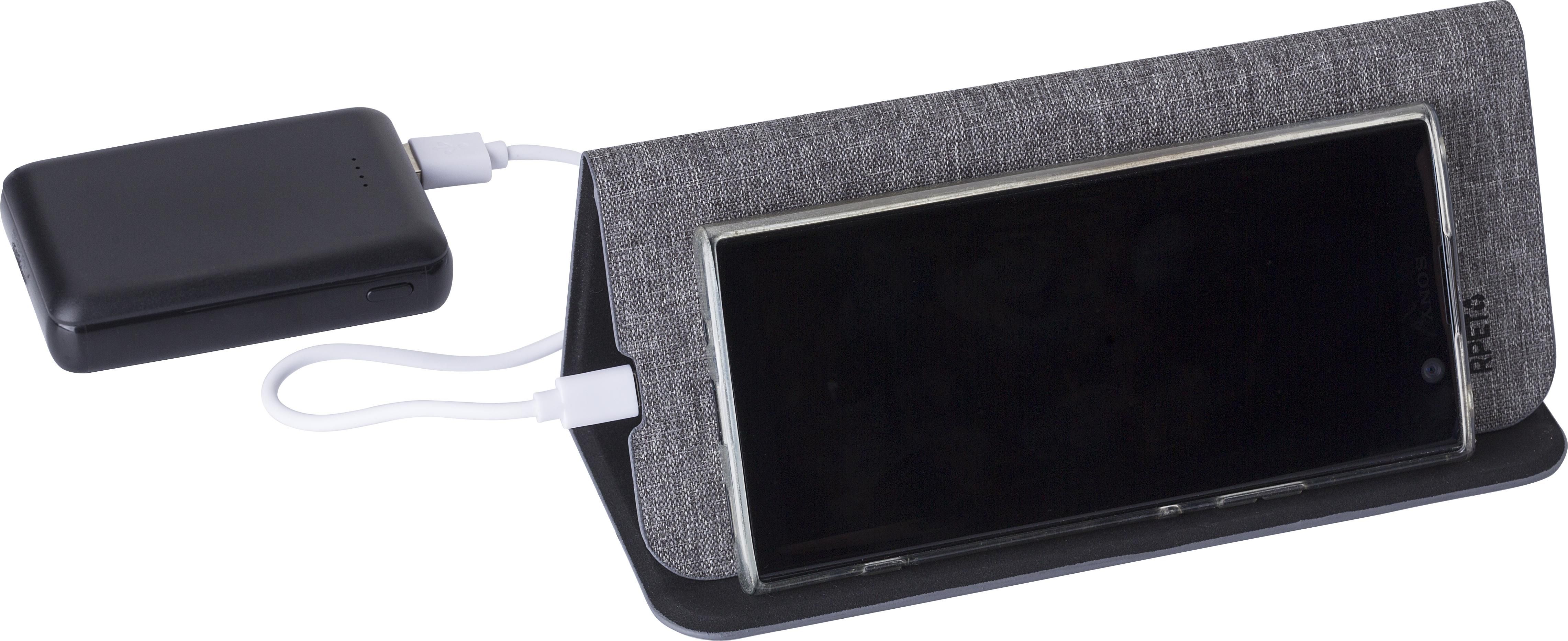 Vue 5 de Chargeur sans fil Selene | Recyclé | Tapis de souris