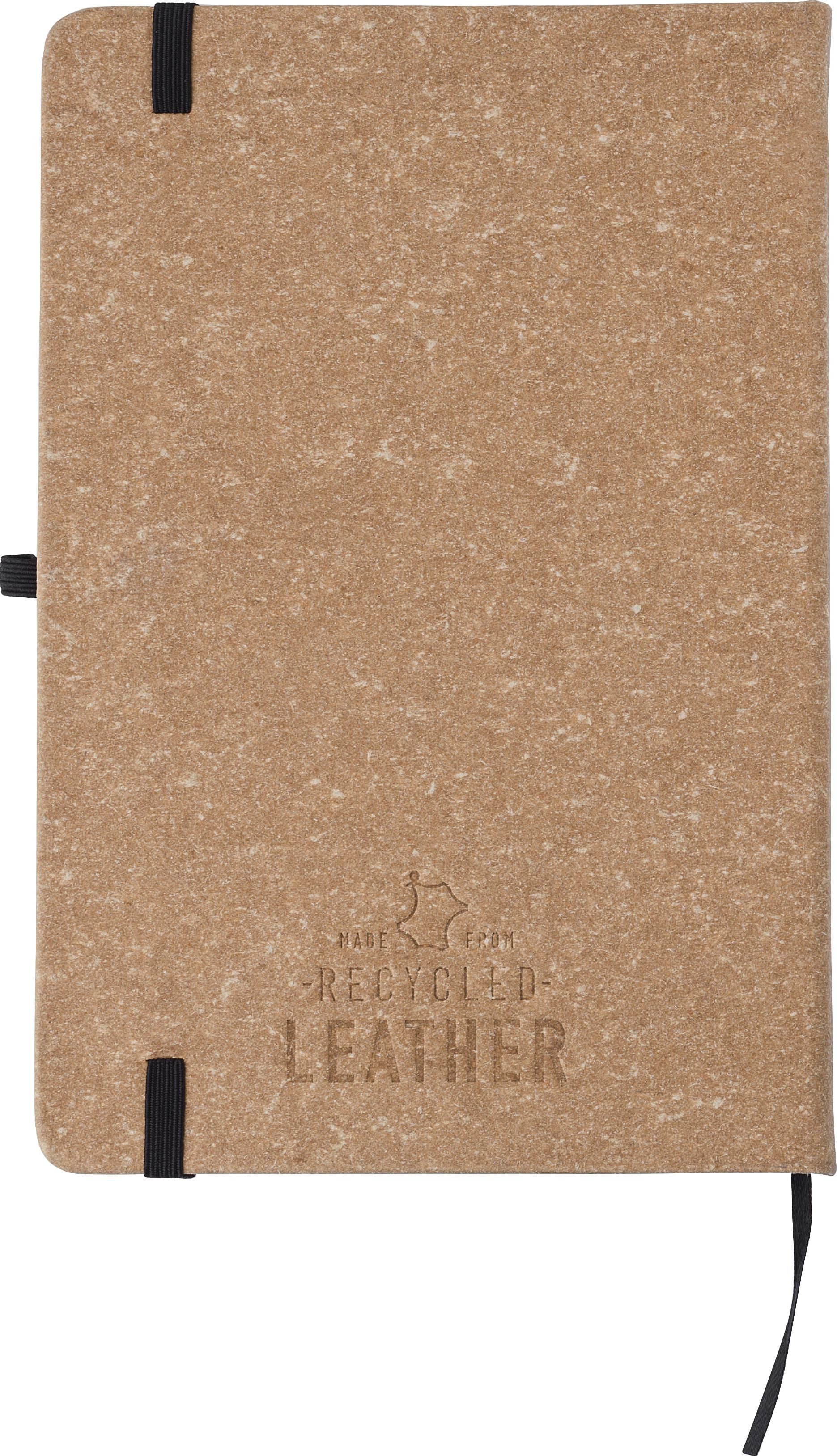 Vue 7 de Carnet de notes Gianna | Cuir recyclé | A5 | Ligné