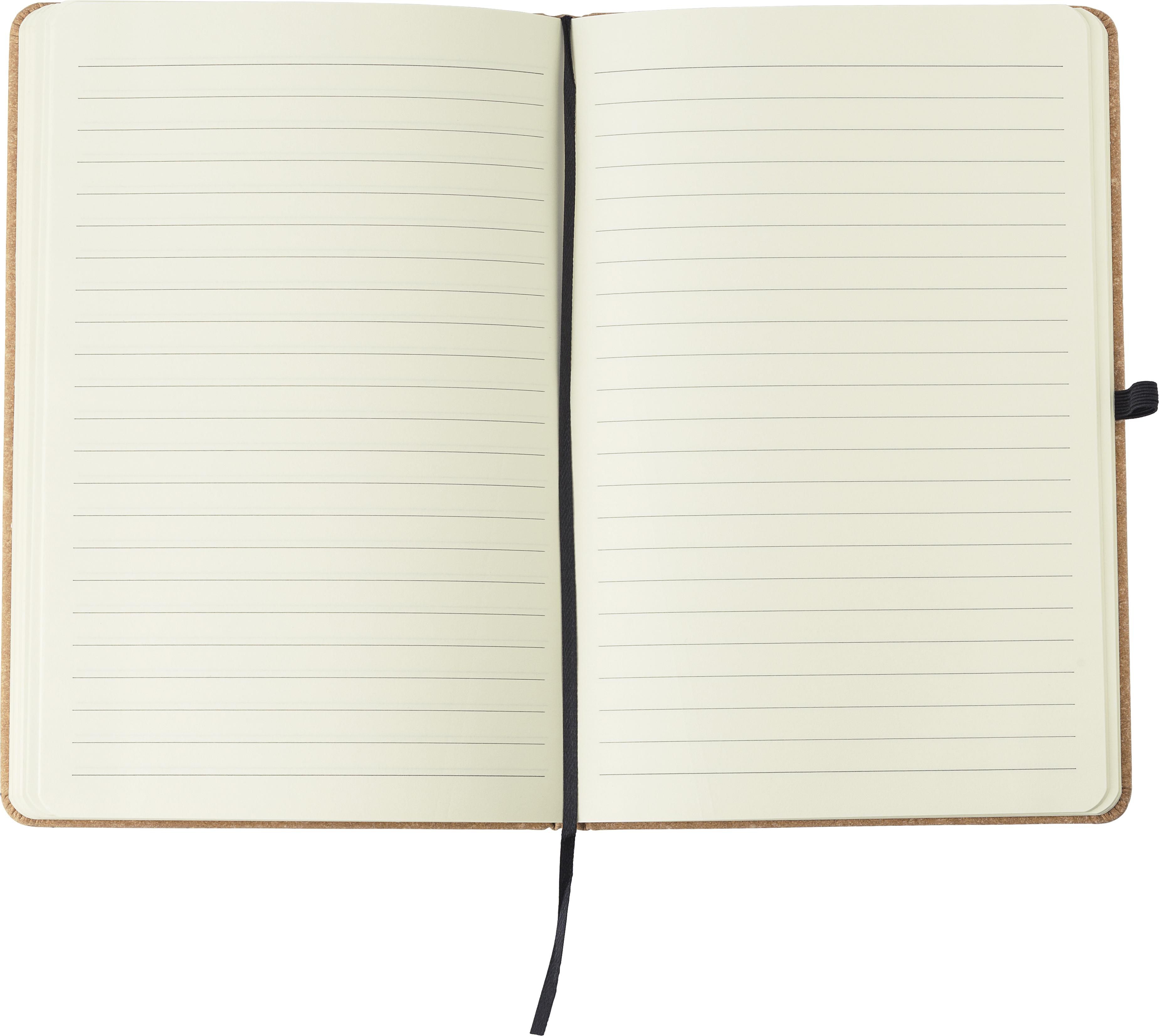 Vue 6 de Carnet de notes Gianna | Cuir recyclé | A5 | Ligné