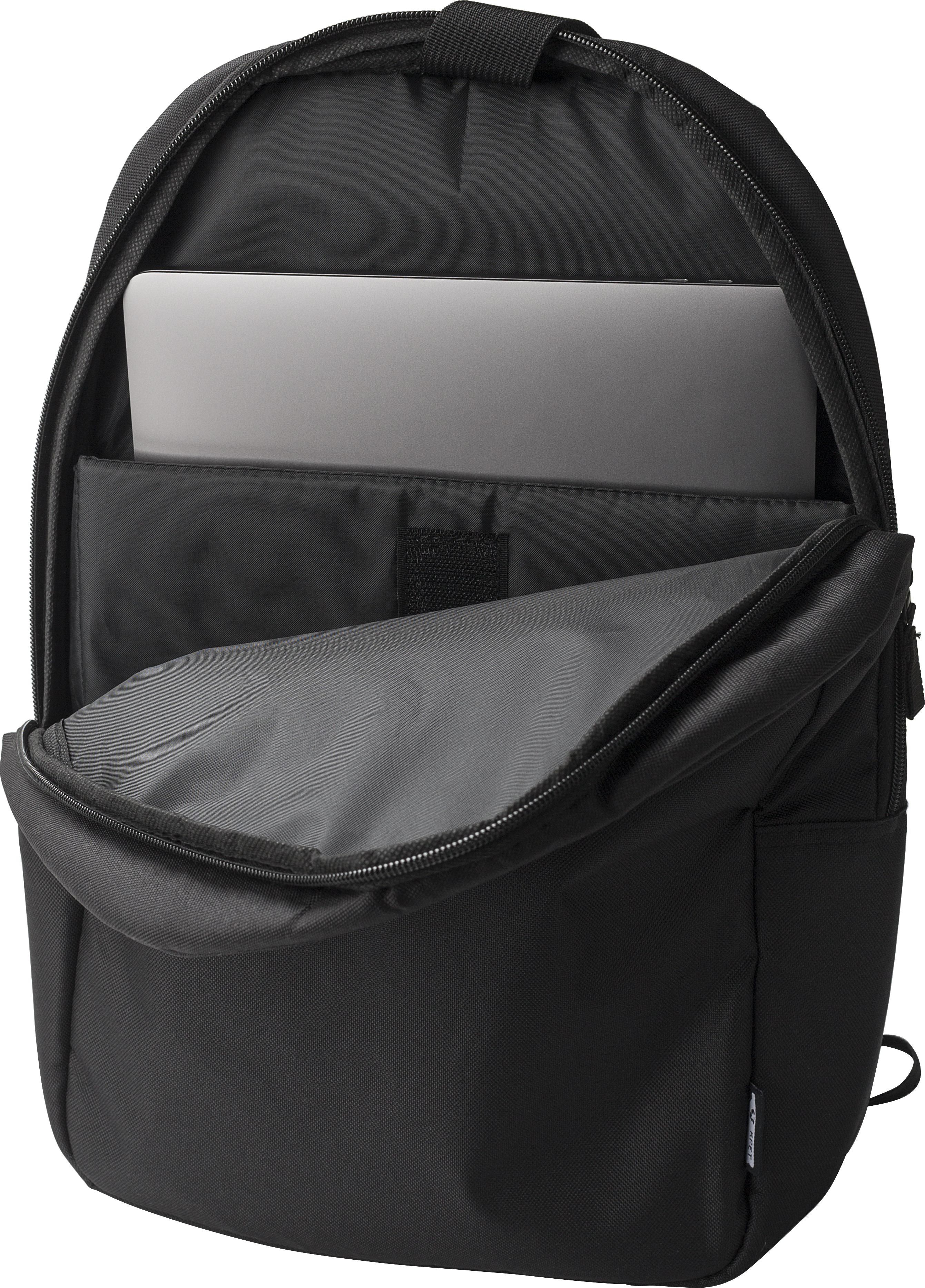 Vue 5 de Sac à dos Phineas | Recyclé | Ordinateur portable 15" | 6 l