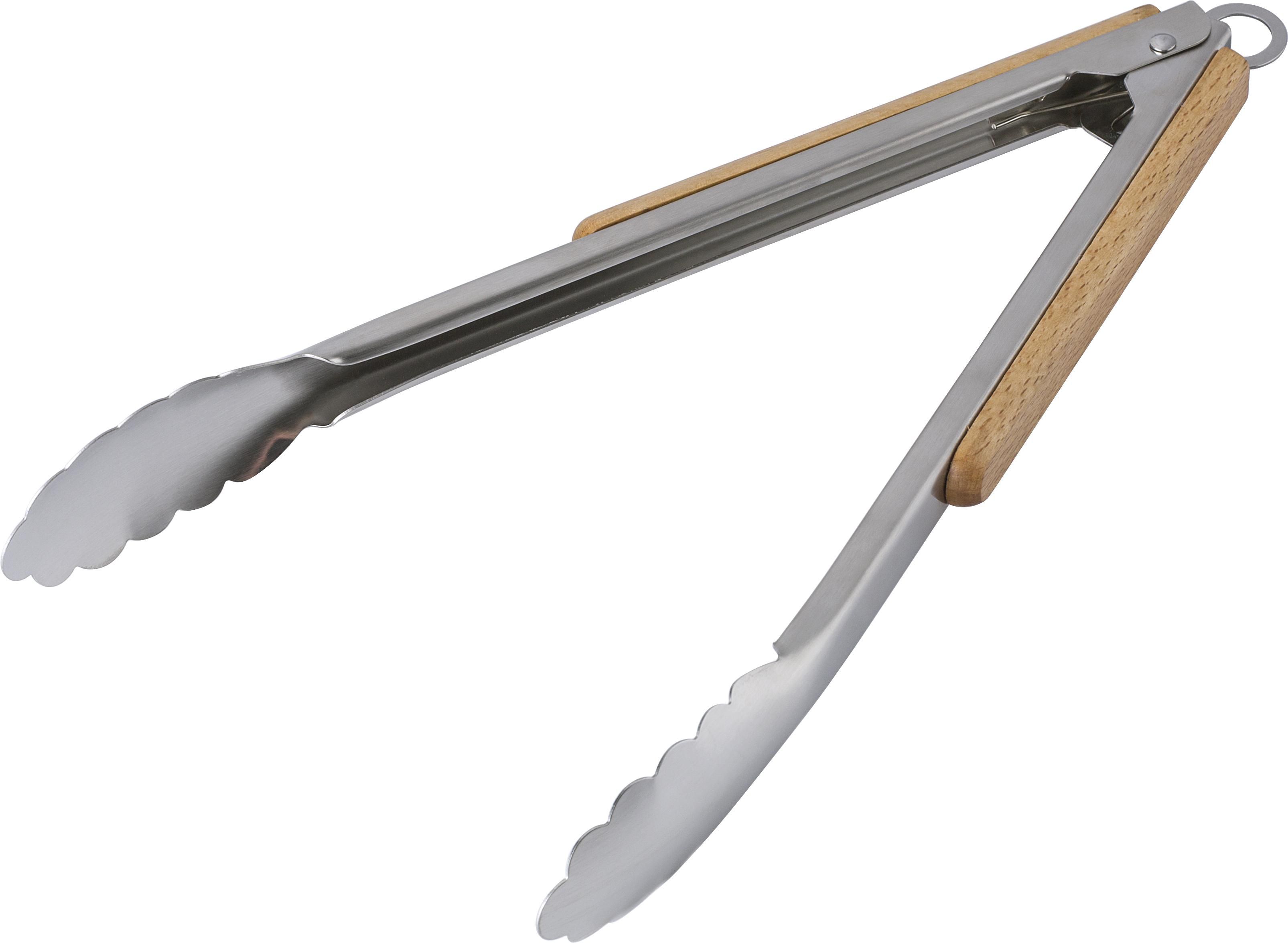 Vue 3 de Pince à barbecue Zephyr | Acier inoxydable
