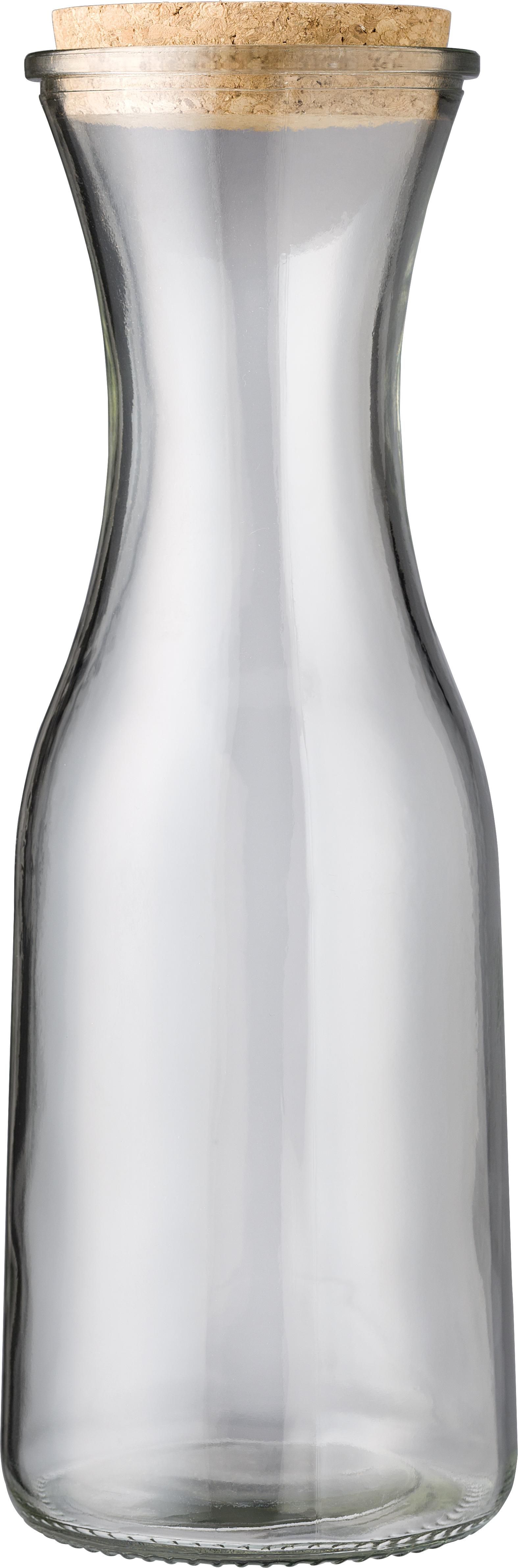 Vue 2 de Carafe Rowena | Verre recyclé | 1 l