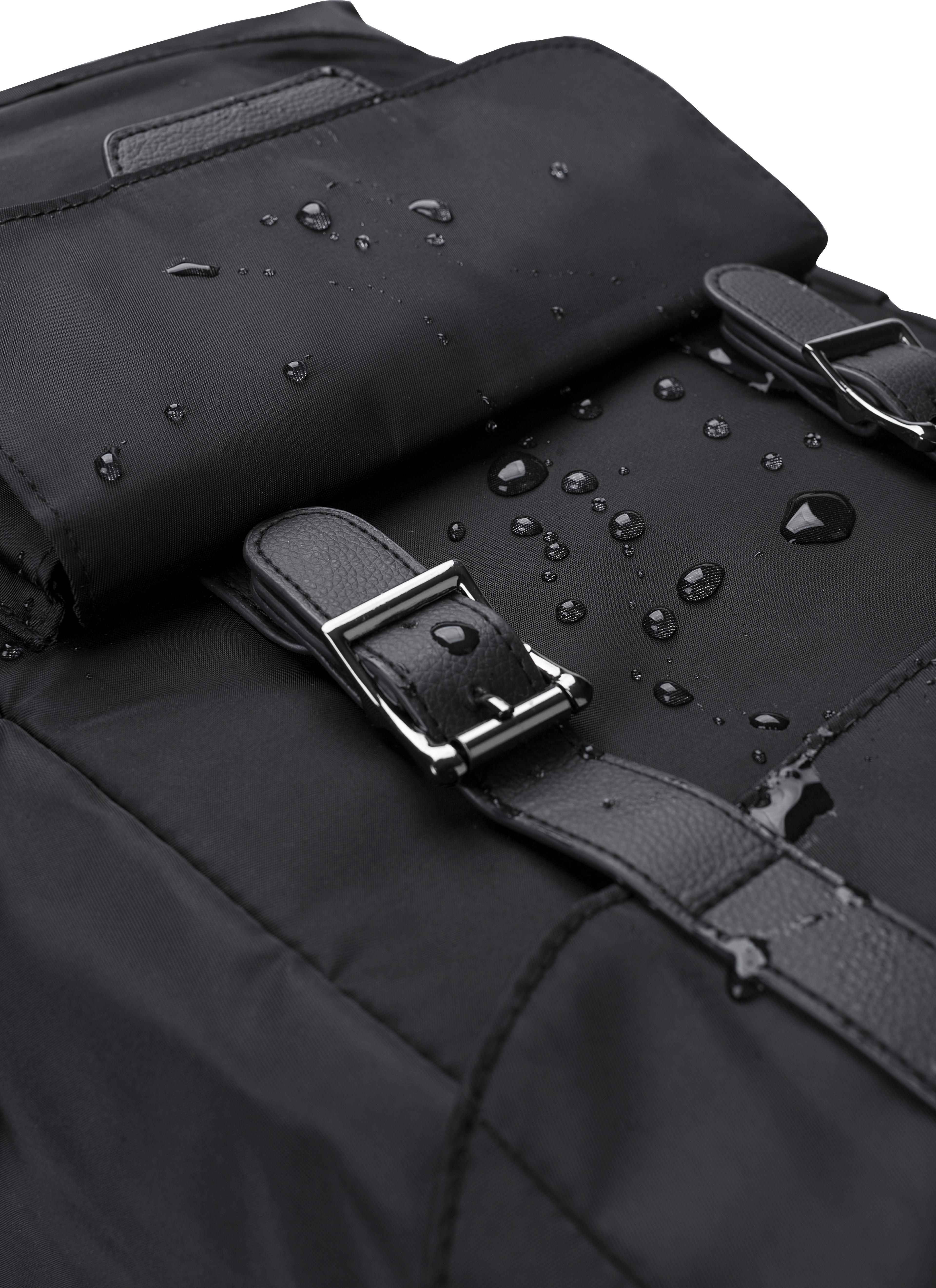 Vue 4 de Sac à dos Marlowe | Recyclé | Ordinateur portable 15" | 6 l