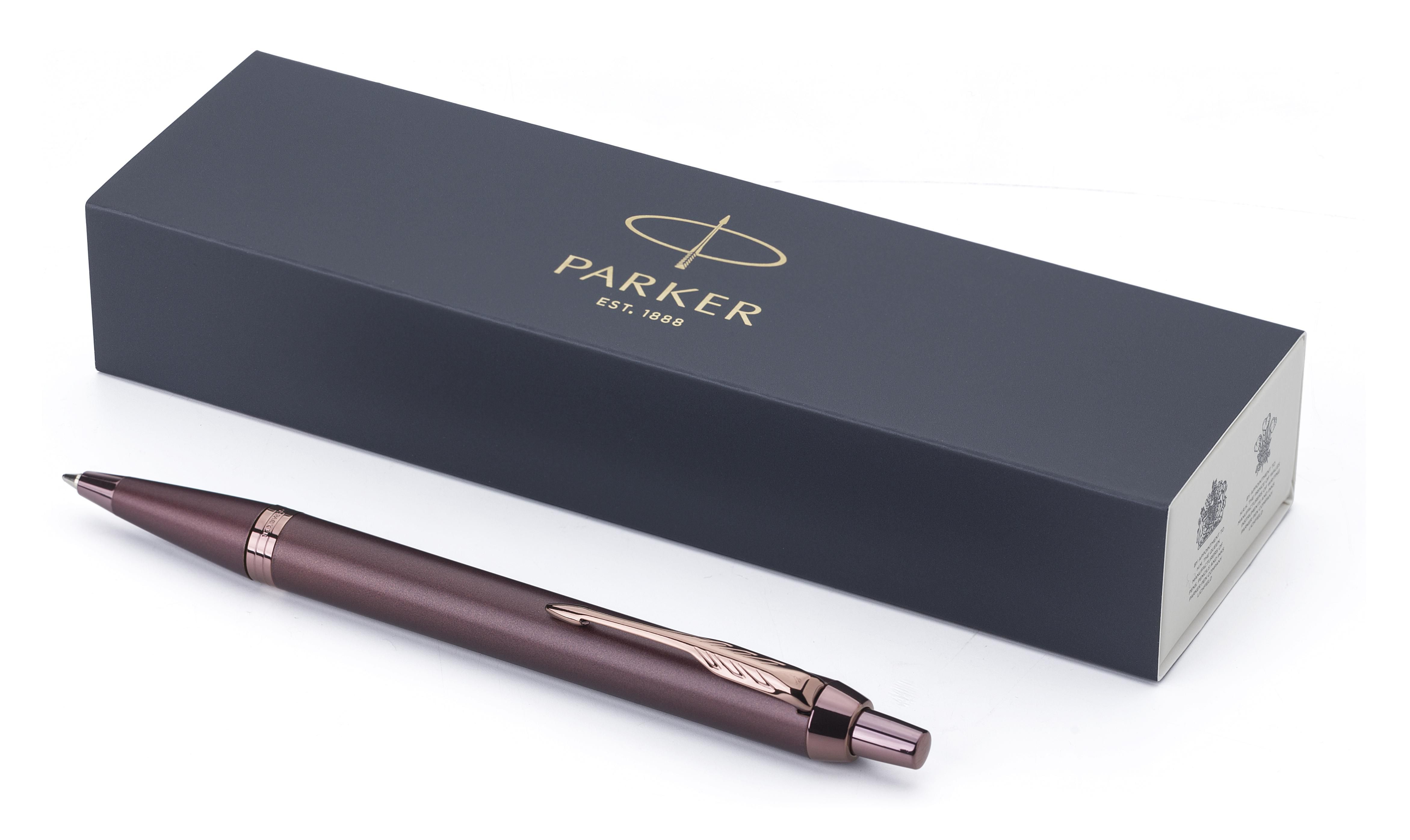 Vue 5 de Parker IM Monochrome stylo bille | Métal