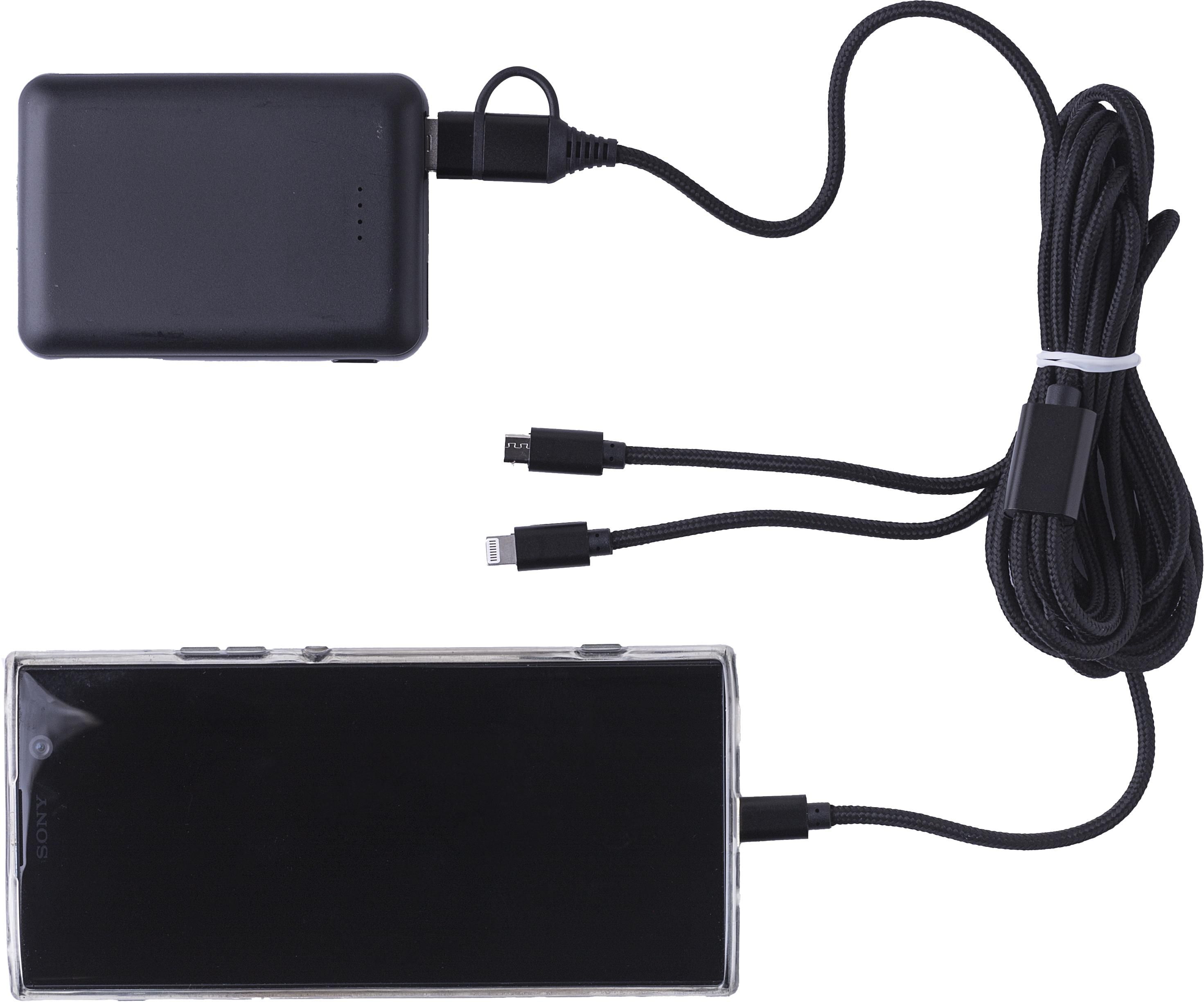 Vue 3 de Câble de charge Sable | 4-en-1 | 290 cm