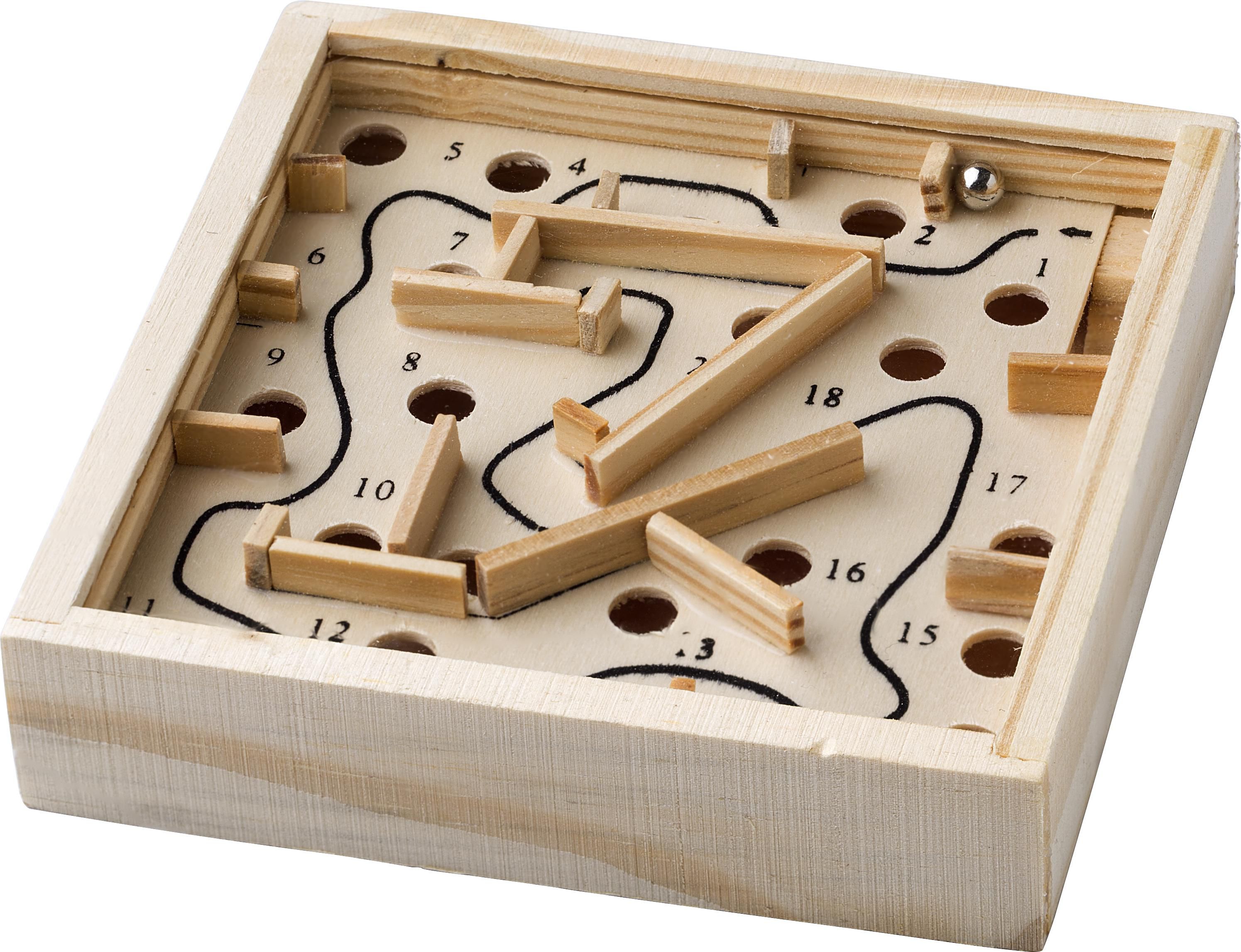 Vue 3 de Jeu de patience Joel | Bois