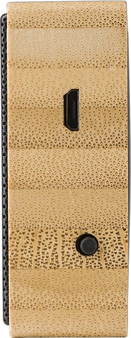 Vue 5 de Enceinte sans fil Fox | Bambou | Solaire