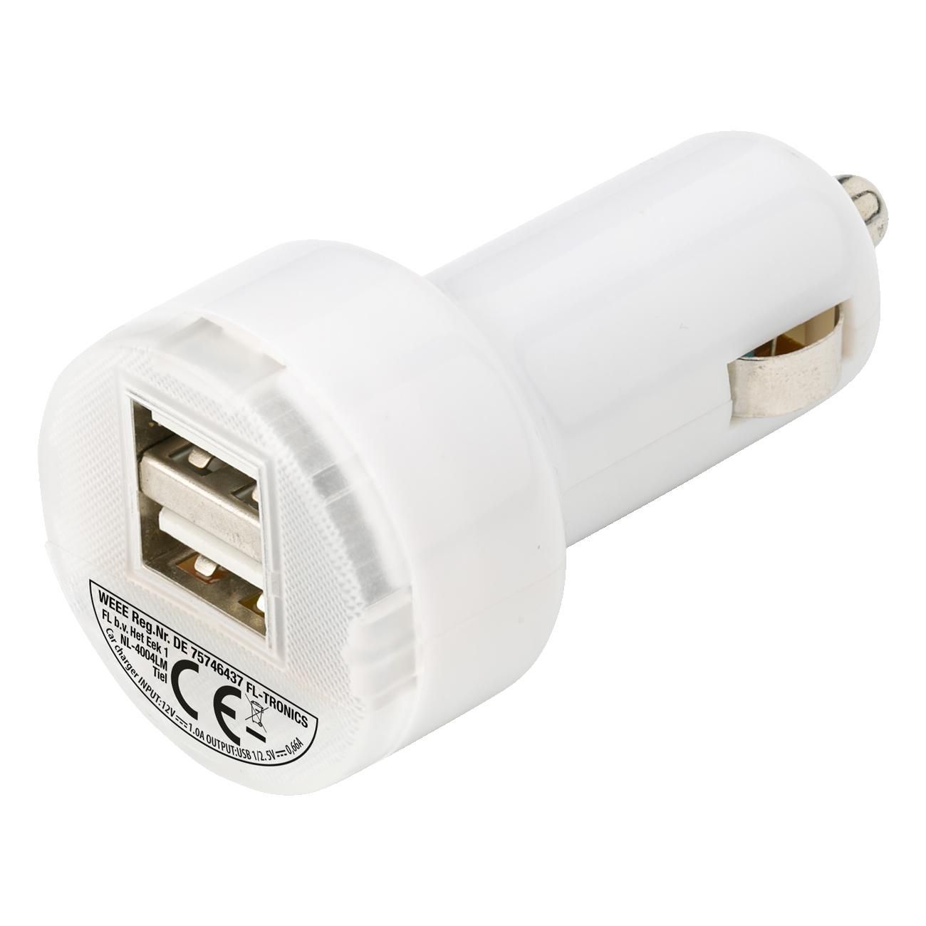 Vue 3 de Adaptateur allume-cigare | 2 ports USB