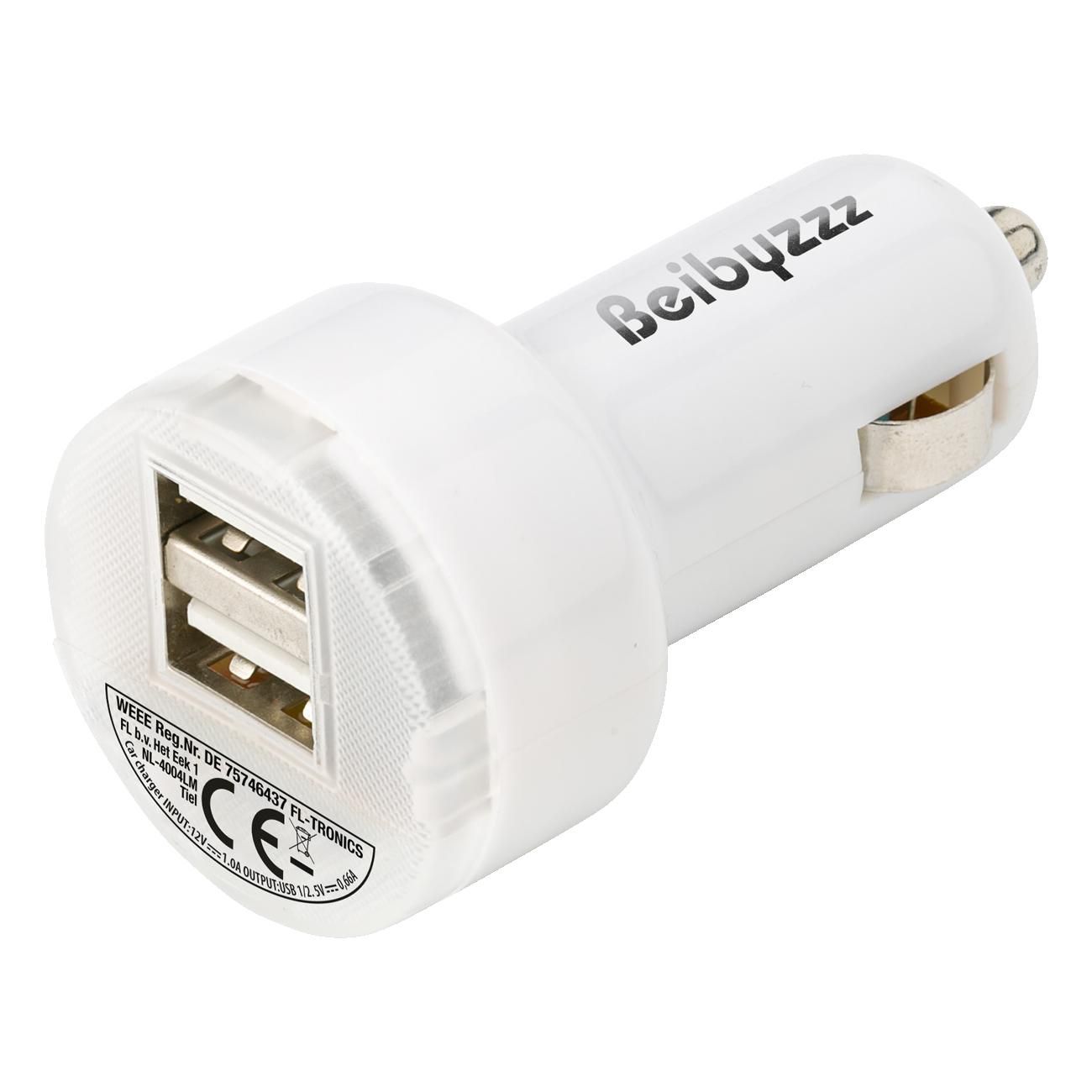 Vue 4 de Adaptateur allume-cigare | 2 ports USB