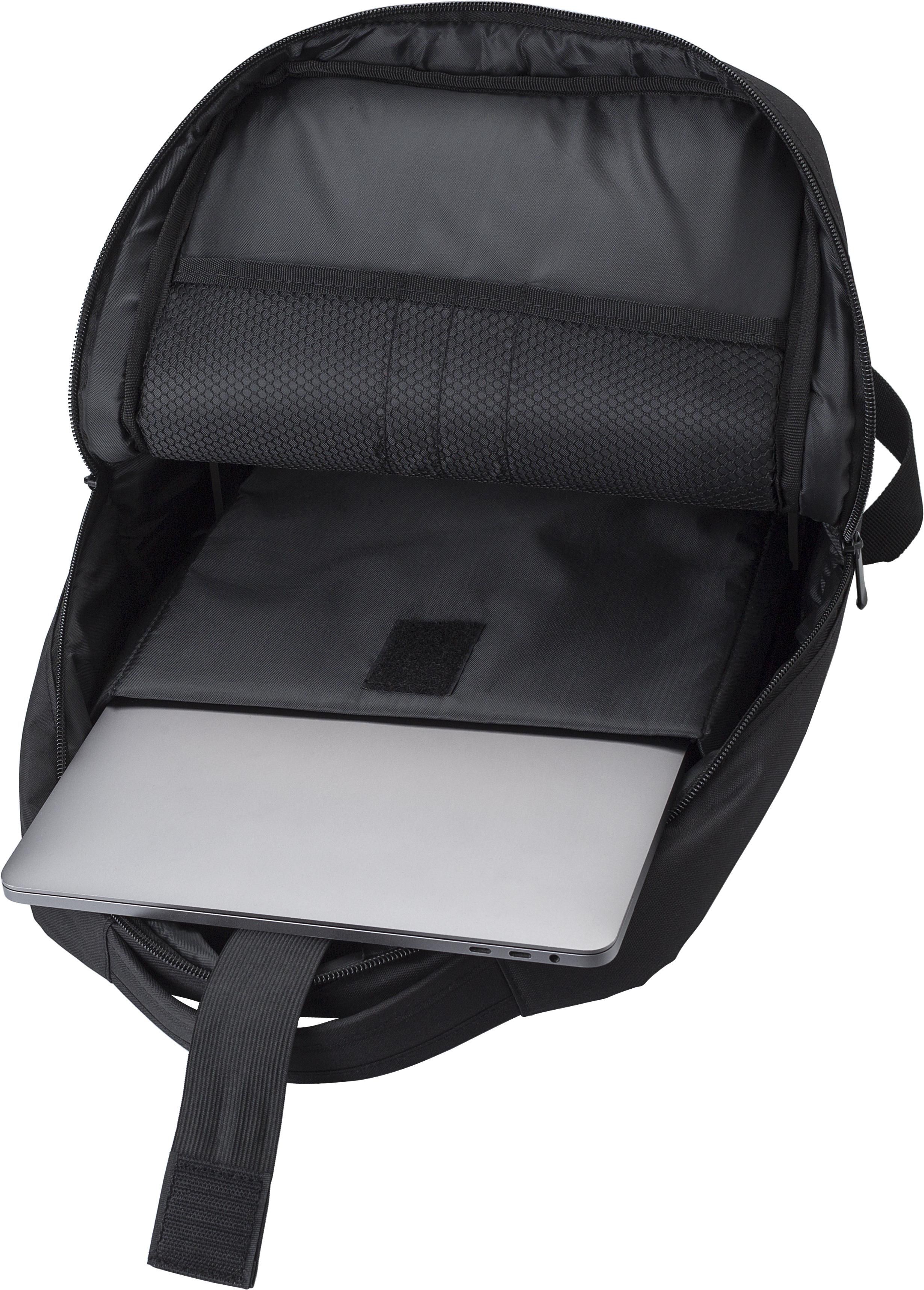 Vue 6 de Sac à dos pour ordinateur portable Jesse | Recyclé | 16 pouces | Port USB