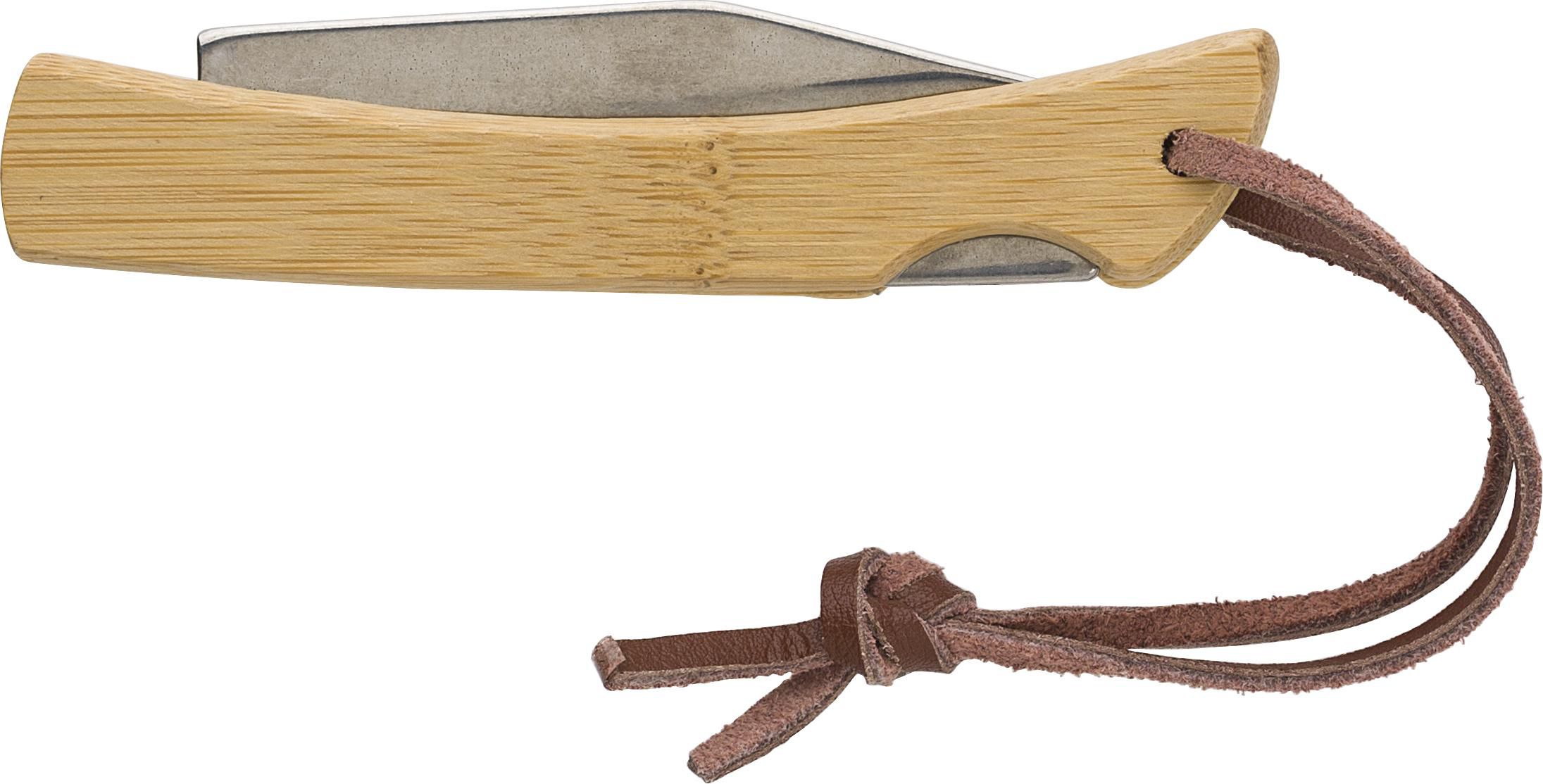 Vue 5 de Couteau pliable Beckett | Bambou
