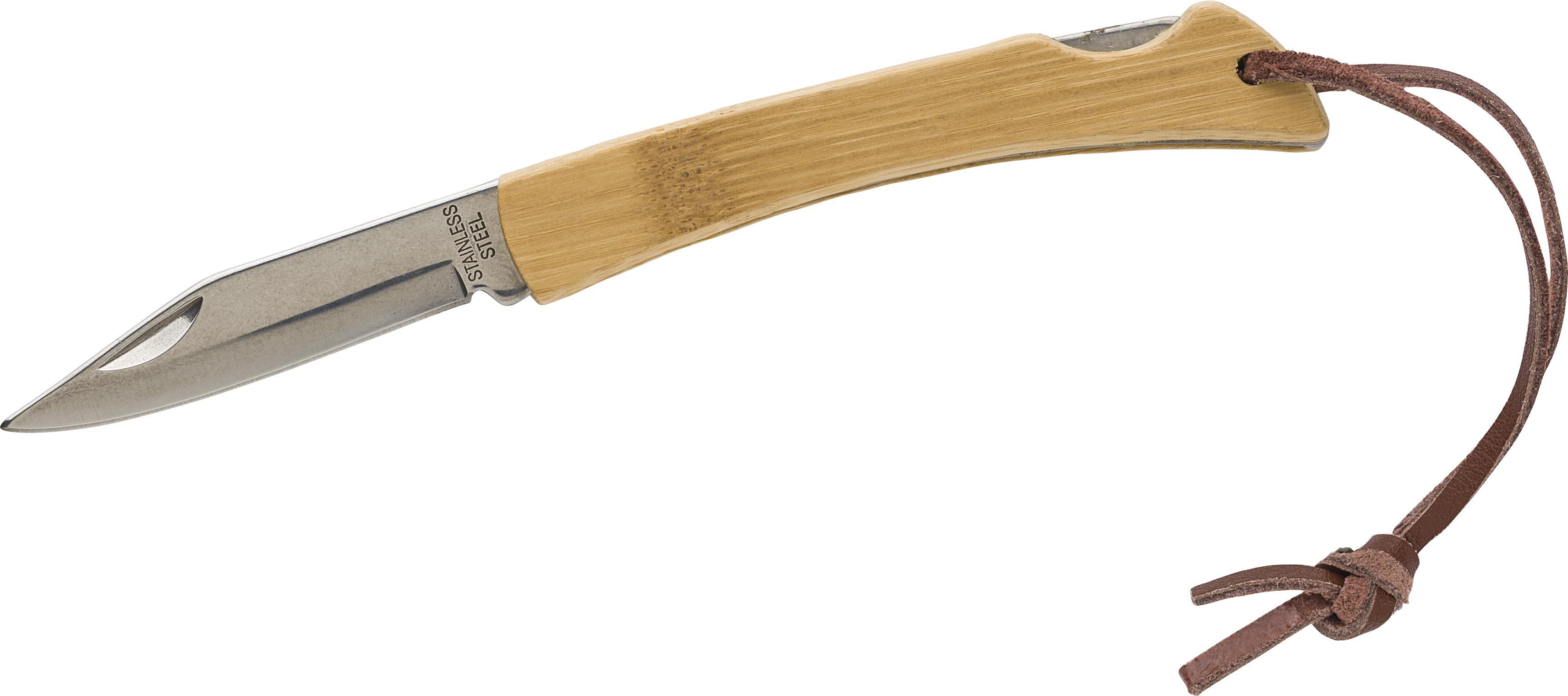 Vue 4 de Couteau pliable Beckett | Bambou