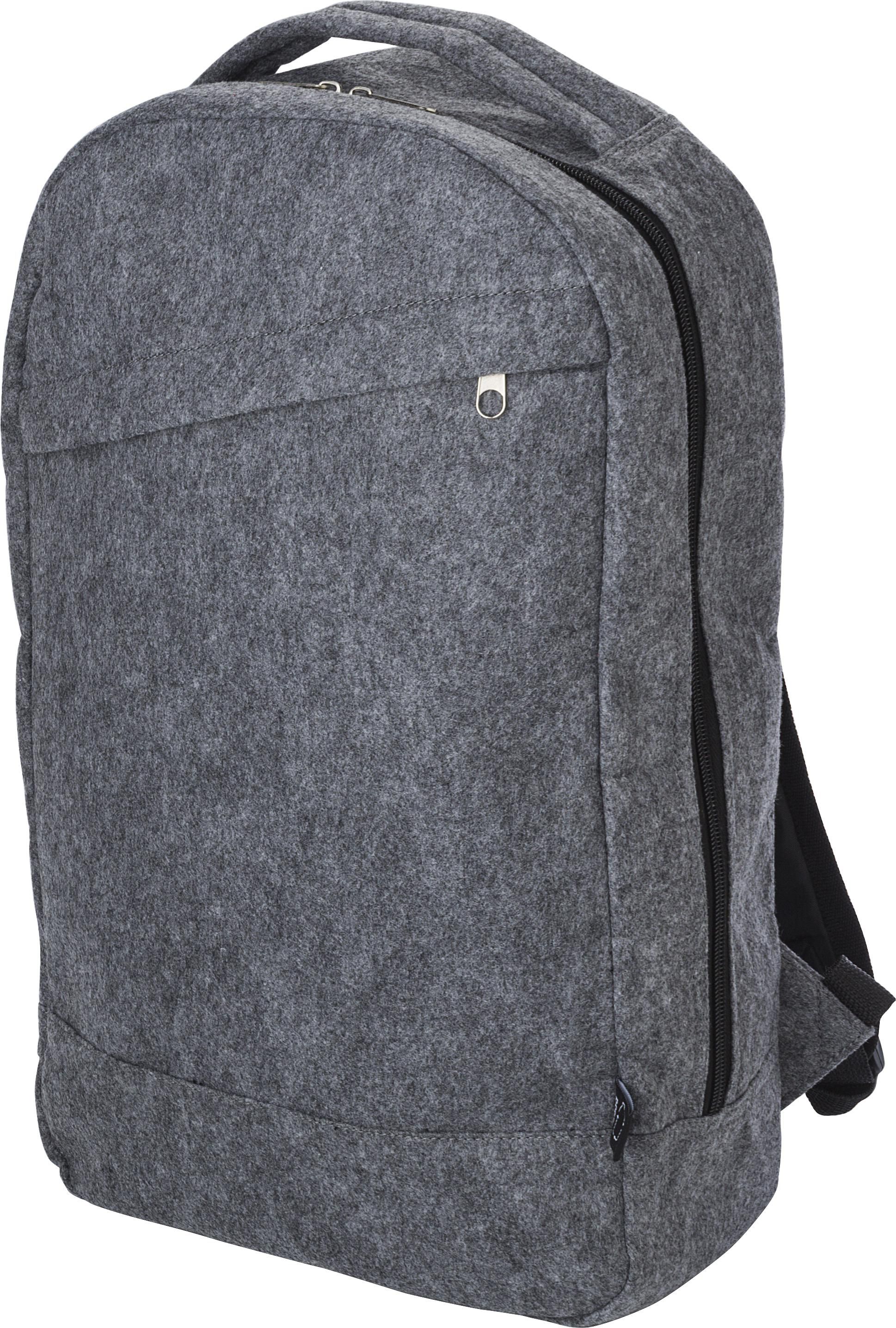 Vue 3 de Sac à dos Eleanor | Recyclé | Feutre | 60 l