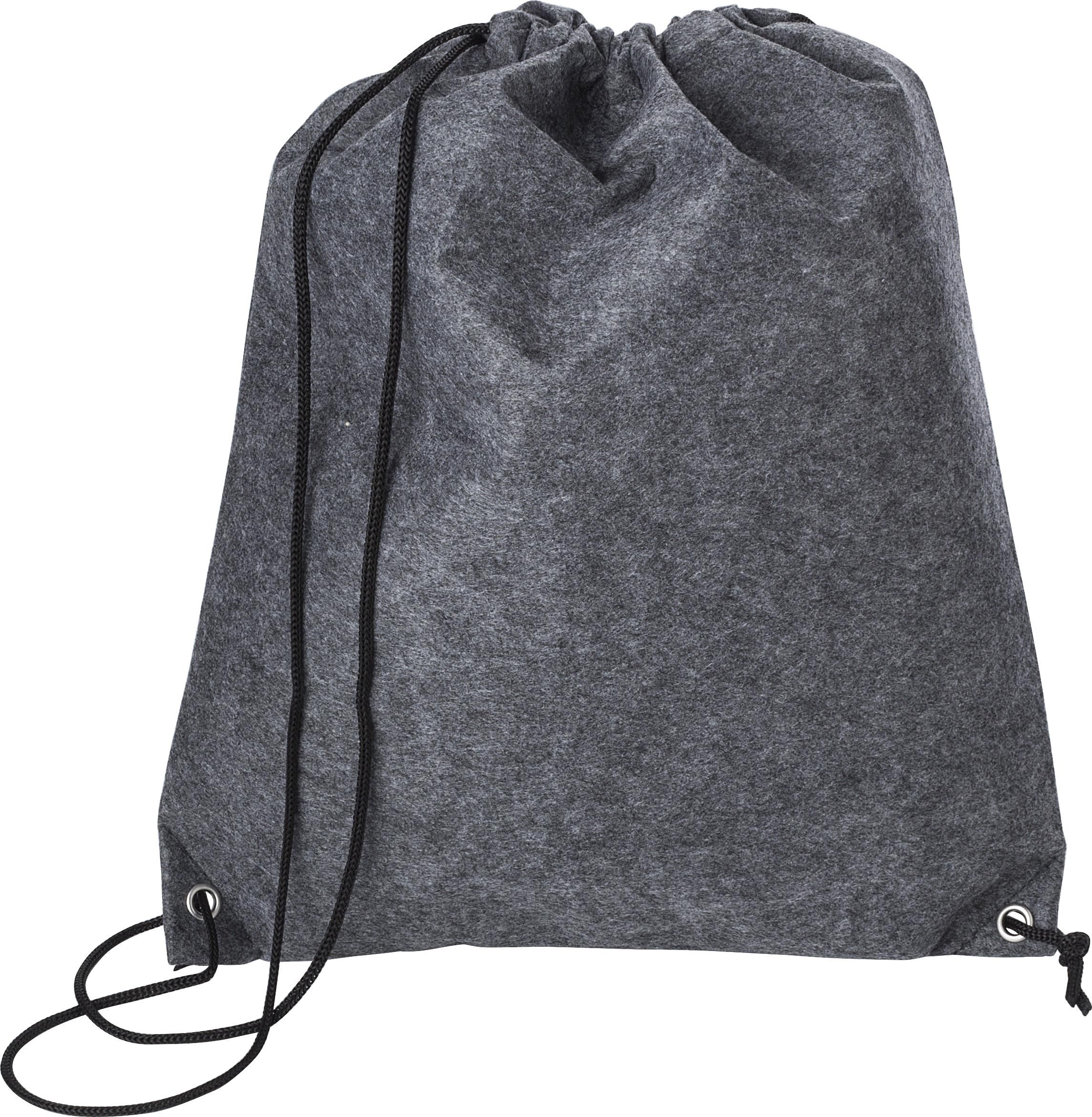 Vue 4 de Sac à cordon Maya | Recyclé | Feutre | 3 l