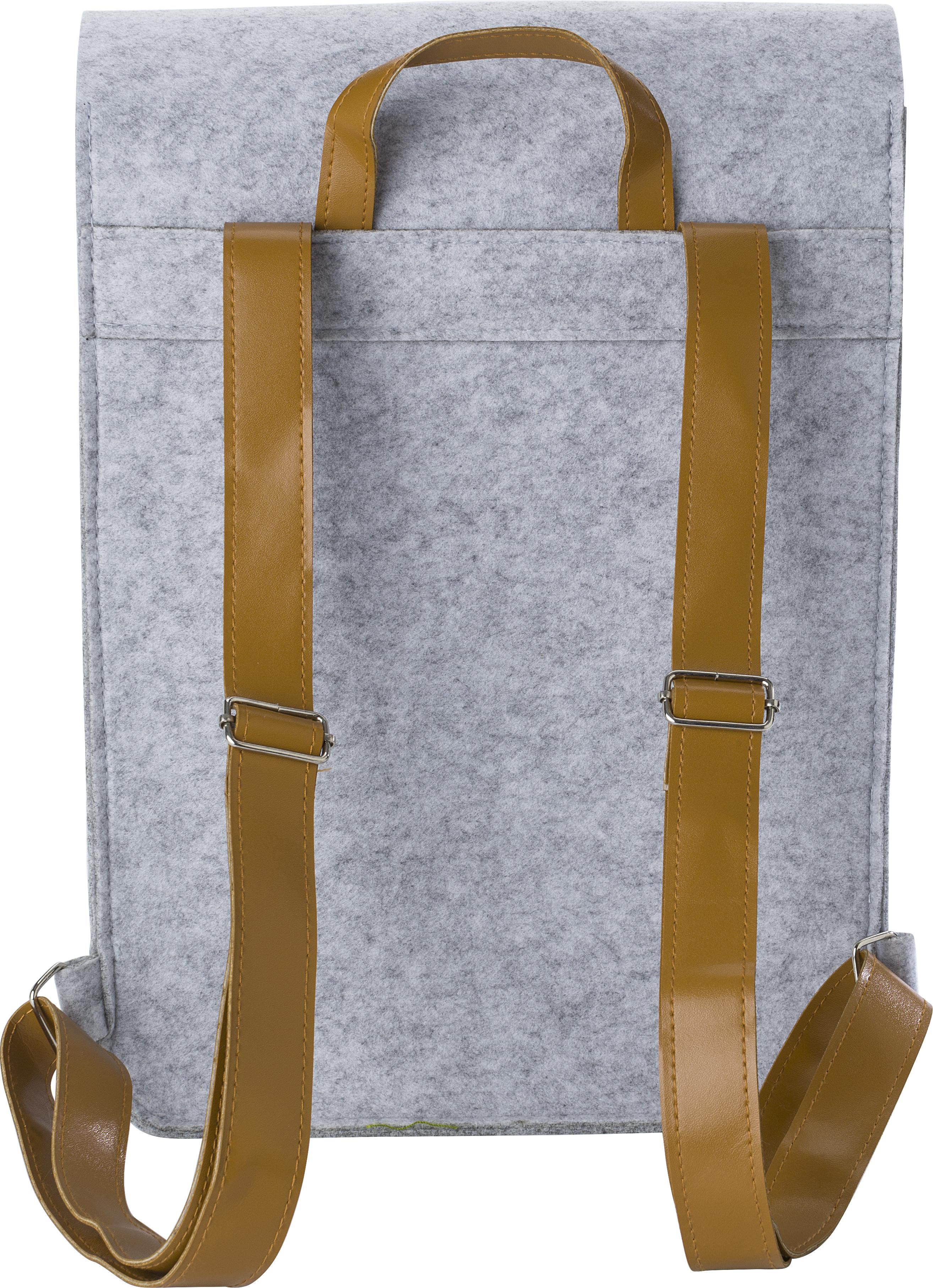 Vue 4 de Sac à dos Avery | Recyclé | Feutre | 12 l
