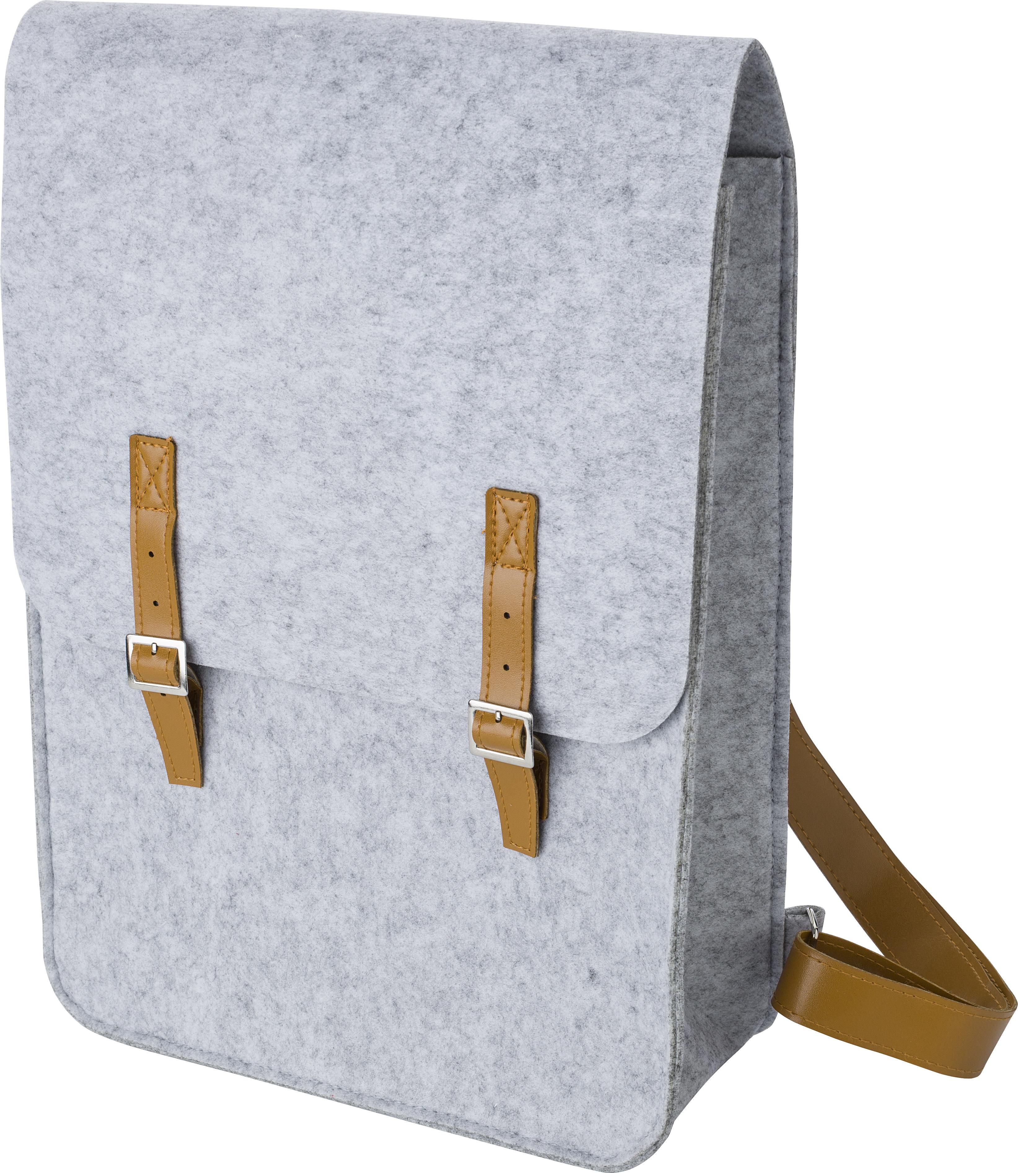Vue 3 de Sac à dos Avery | Recyclé | Feutre | 12 l