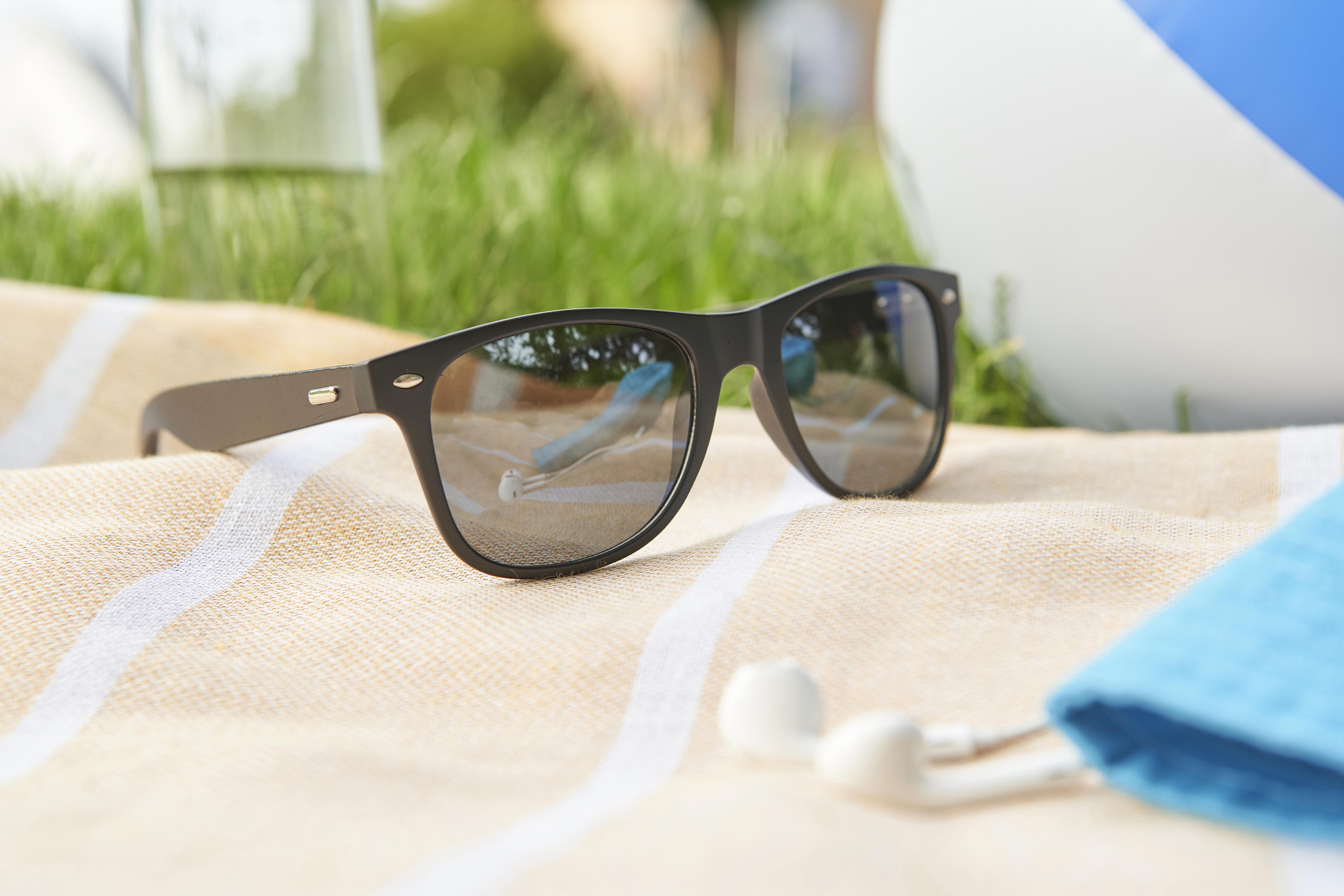 Vue 7 de Lunettes de soleil Jaxon | Monture plastique et branches bambou | UV400
