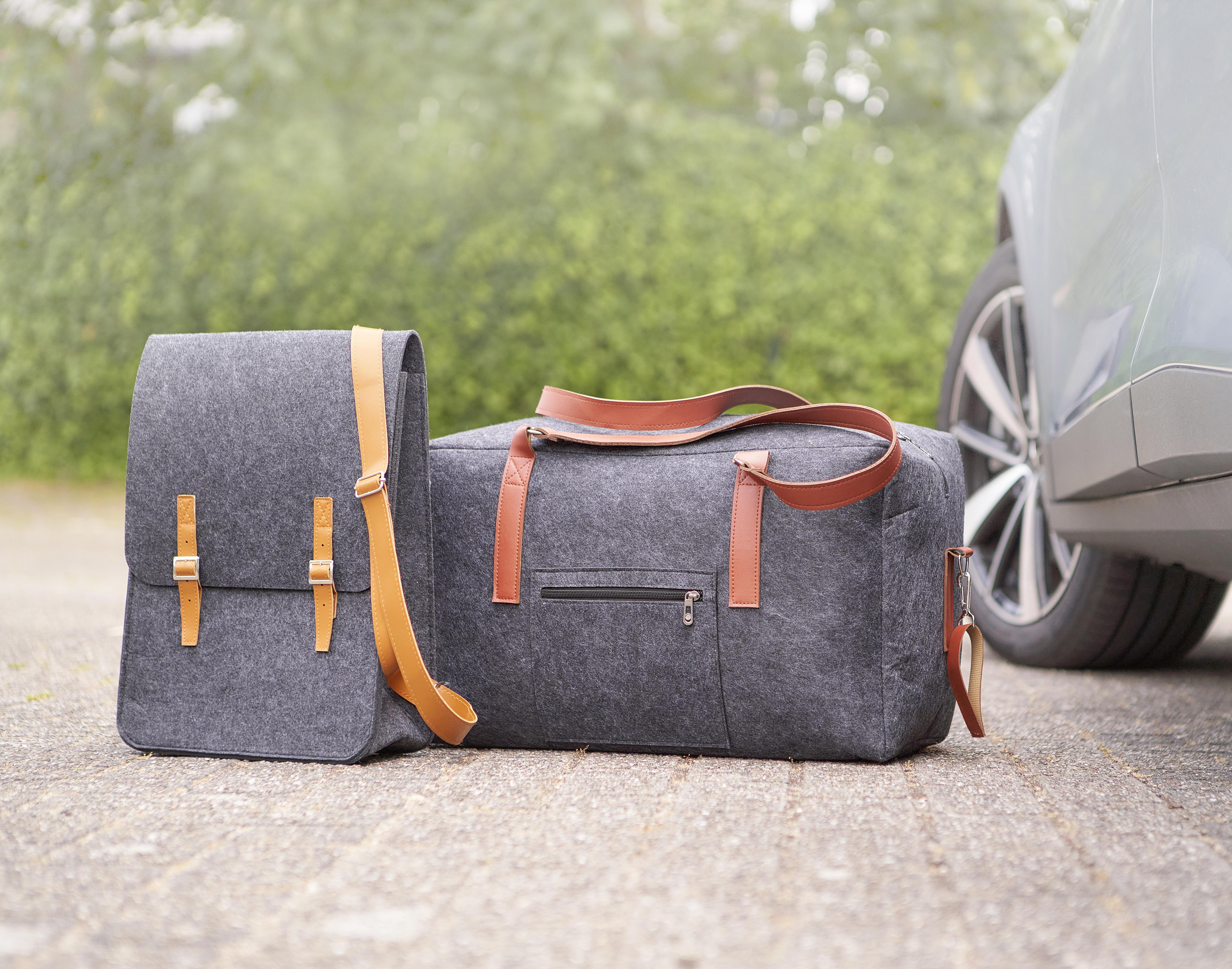 Vue 9 de Sac de voyage Natalie | Recyclé | Feutre | 28 l