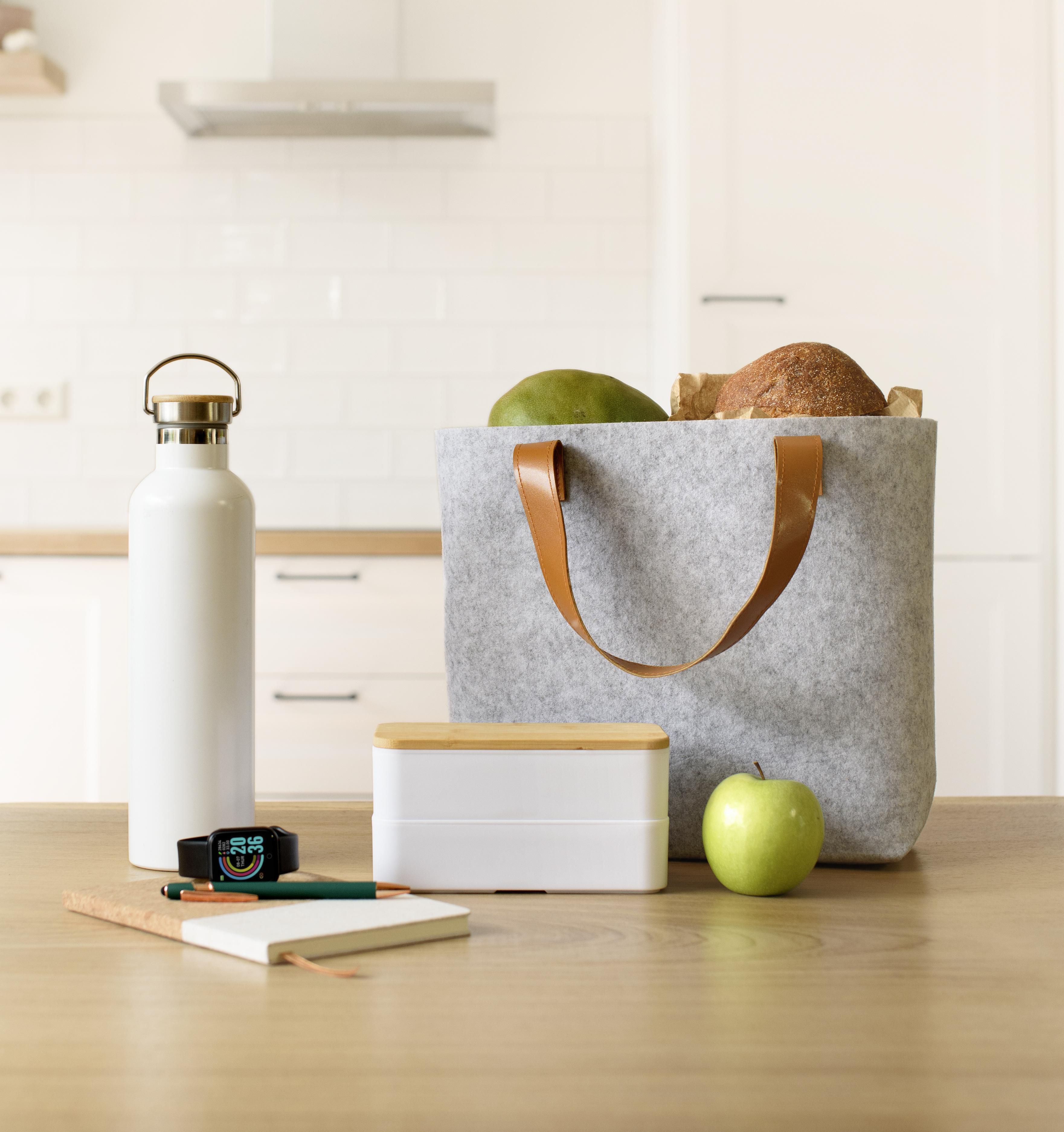 Vue 9 de Sac shopping Hunter | Feutre recyclé | Longues anses