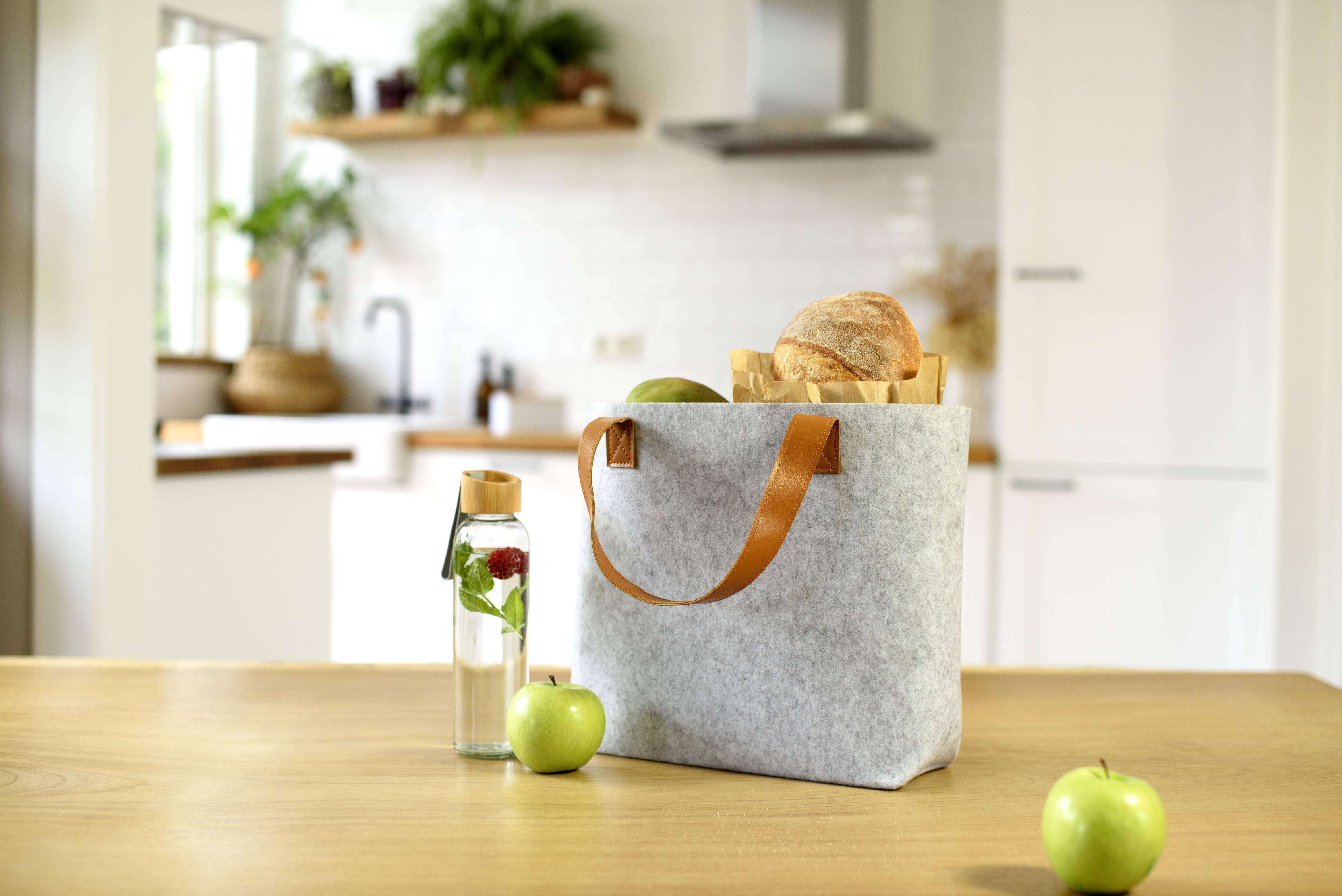 Vue 8 de Sac shopping Hunter | Feutre recyclé | Longues anses