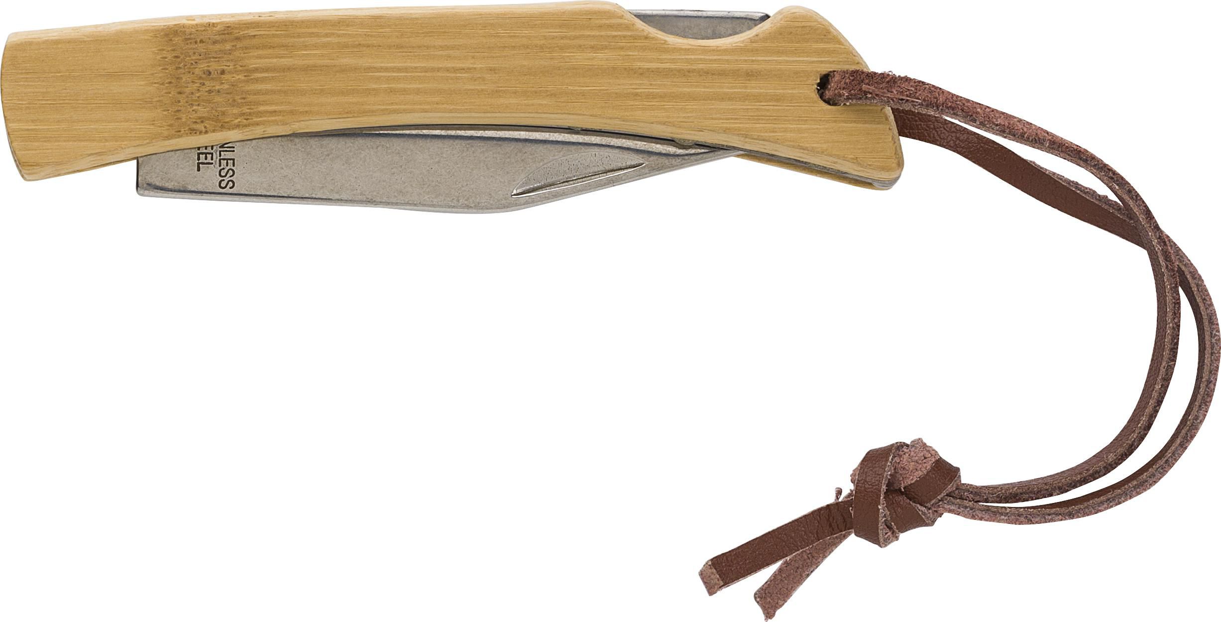 Couteau pliable Beckett | Bambou