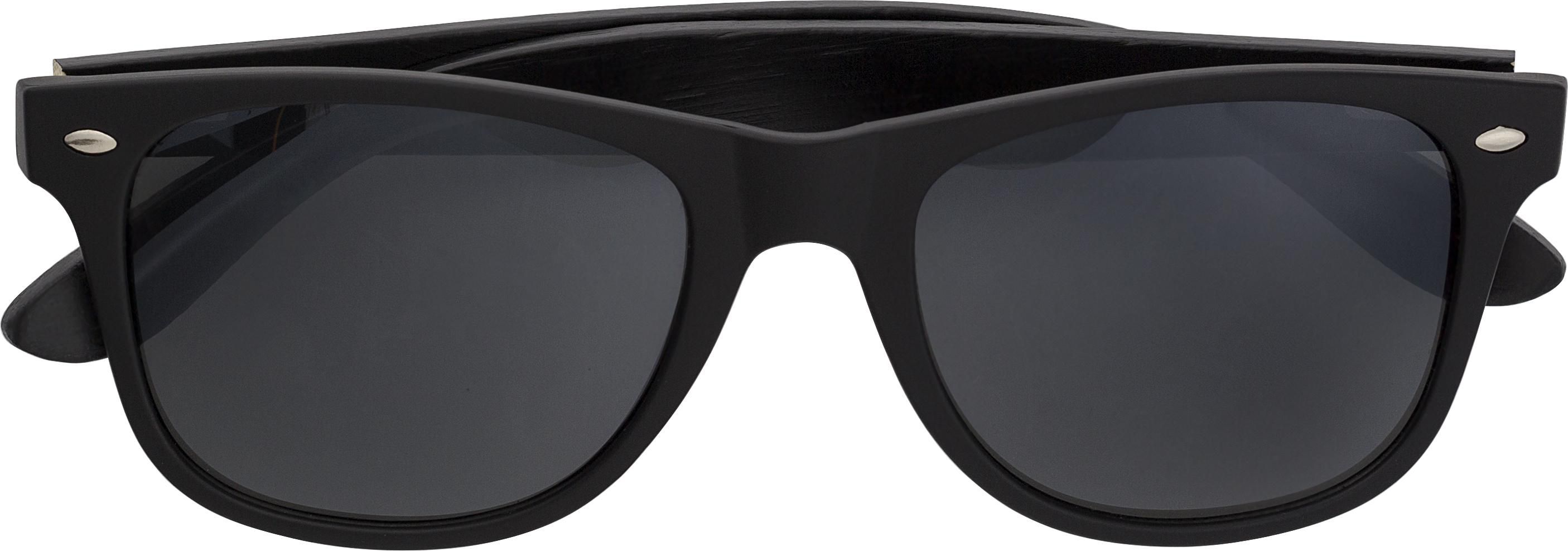 Lunettes de soleil Jaxon | Monture plastique et branches bambou | UV400