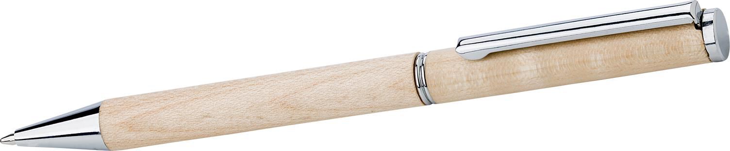 Vue 7 de Stylo bille Lucienne | Bois d'érable | Twist