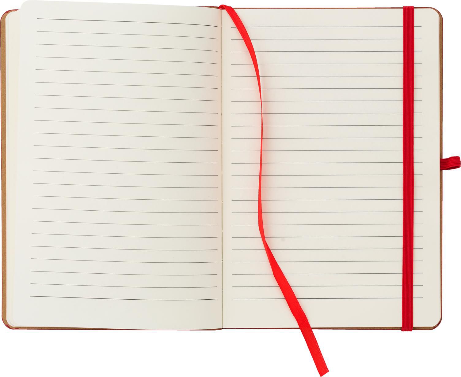 Vue 4 de Carnet de notes Dorita | Couverture bambou | A5 | Ligné