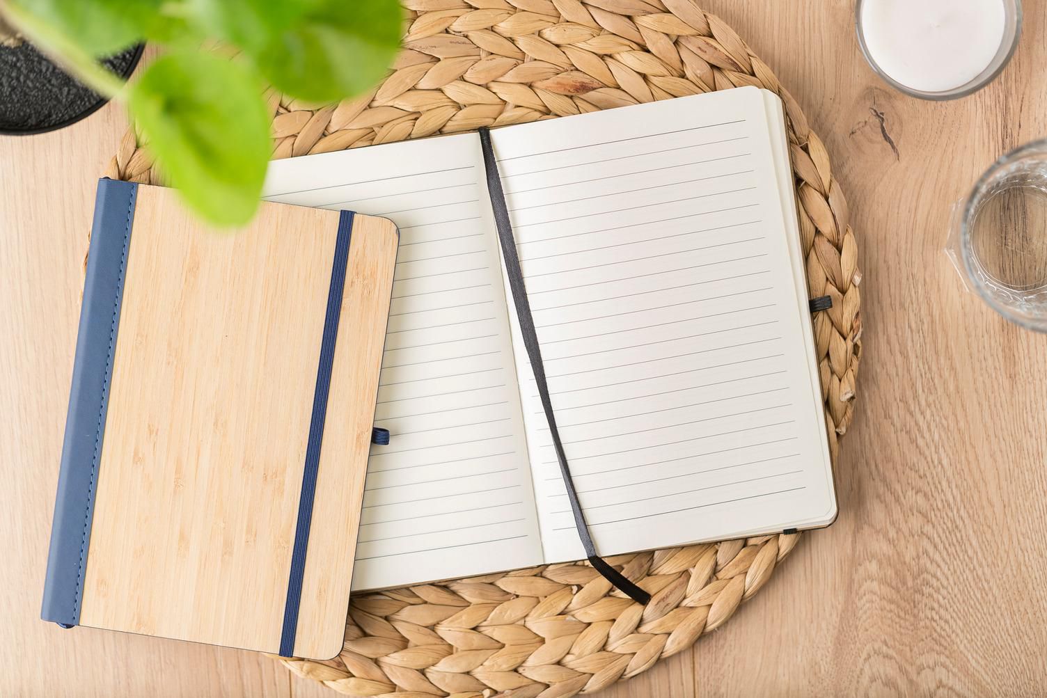 Vue 9 de Carnet de notes Dorita | Couverture bambou | A5 | Ligné