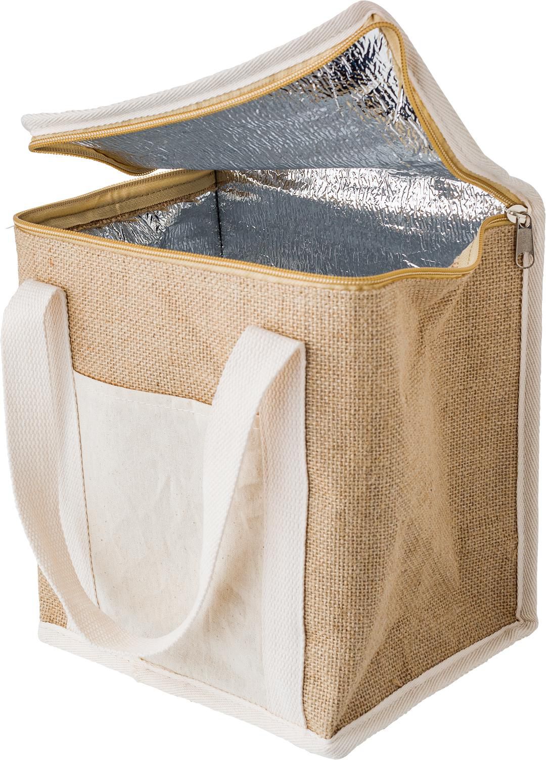 Vue 3 de Sac isotherme Raveena | Jute | 7 l