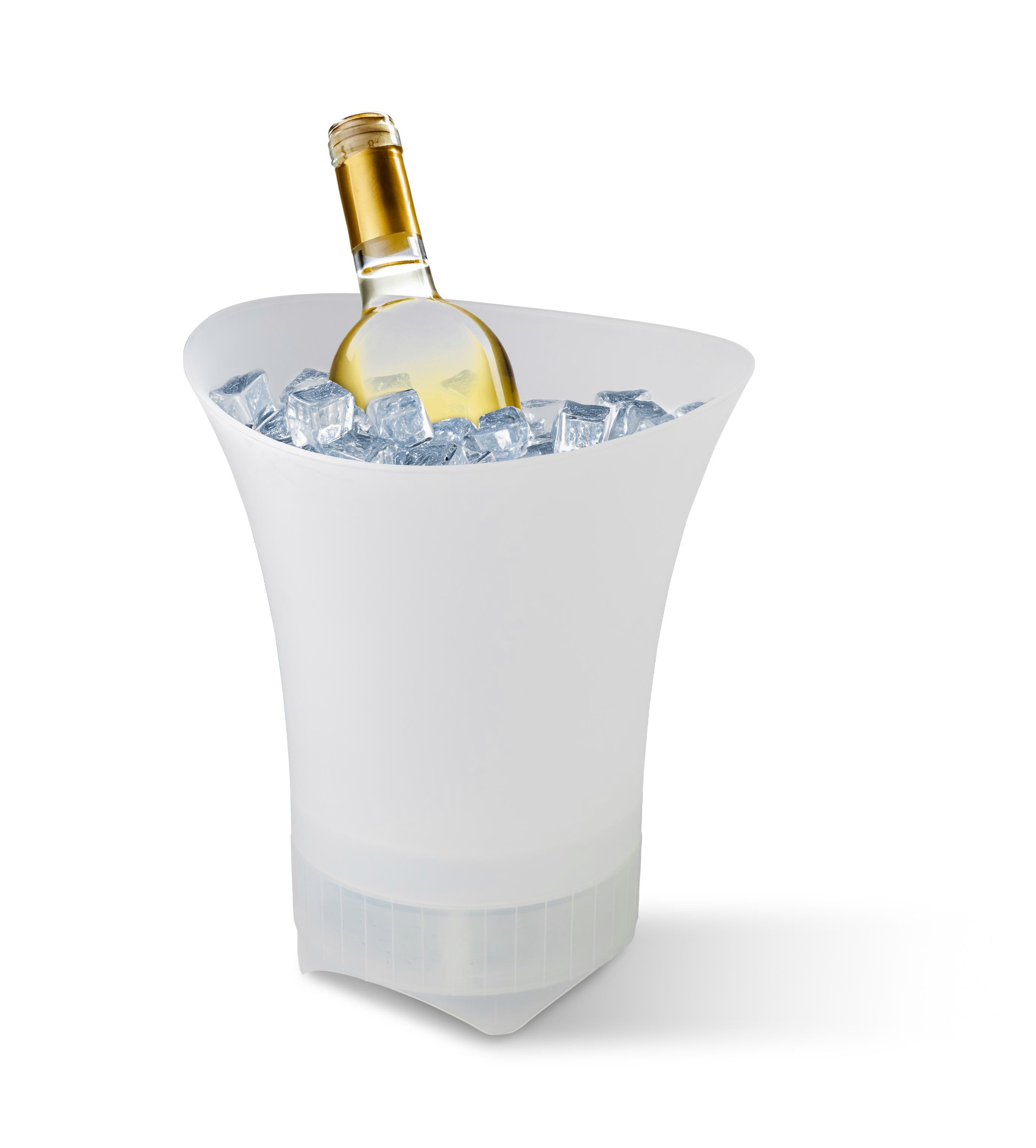Vue 4 de Seau à glace avec enceinte Annabel | Plastique | 5W | Sans fil