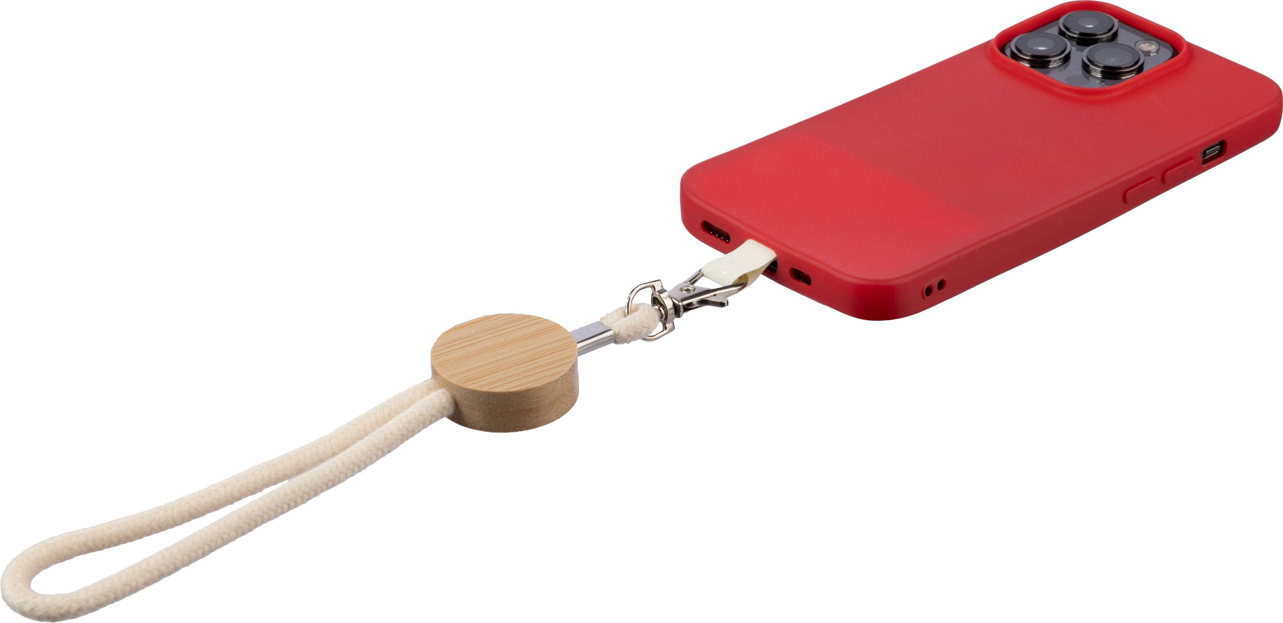 Vue 5 de Bracelet téléphone Maxim | Coton