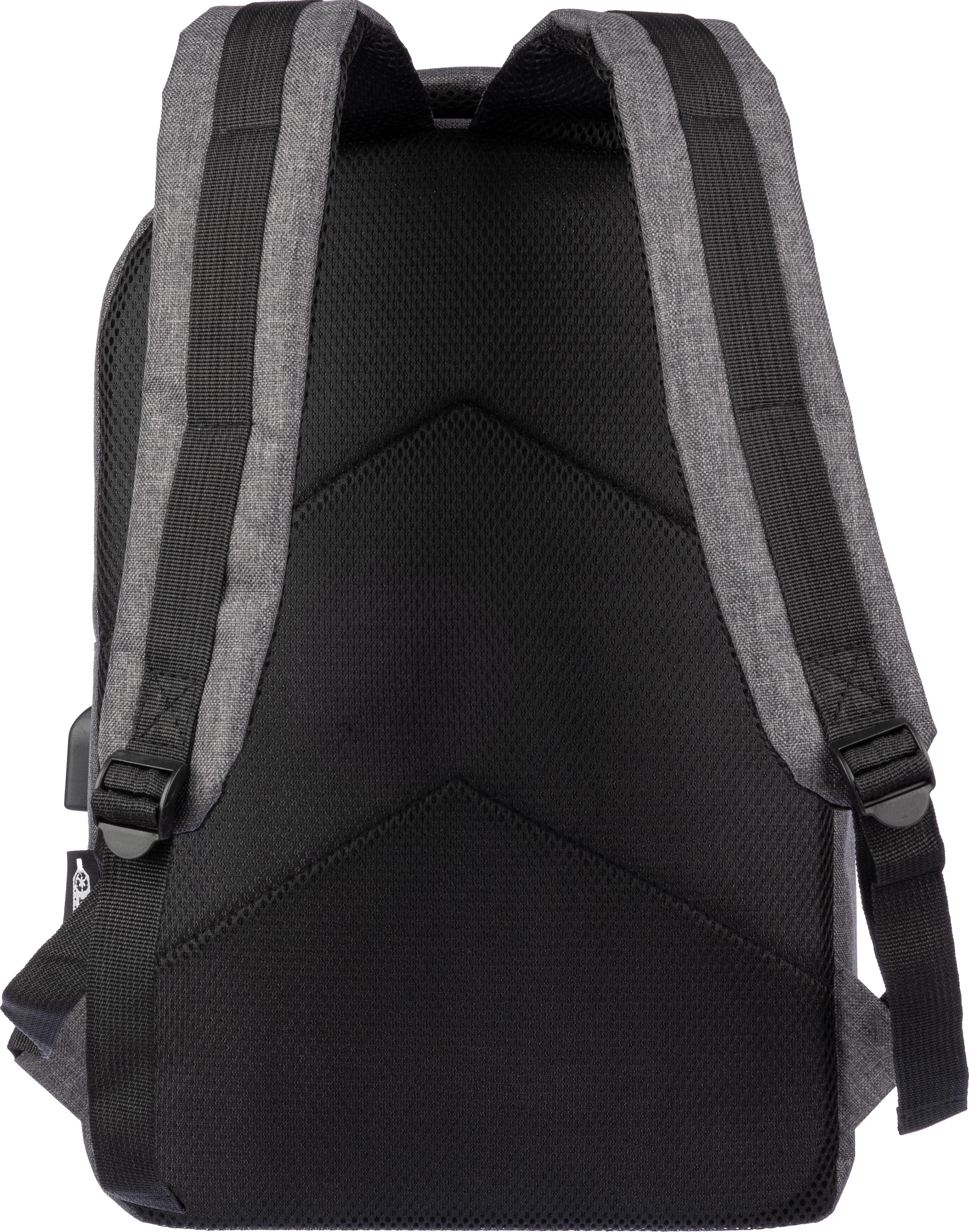 Vue 8 de Sac à dos pour ordinateur Henrik | Recyclé | Port USB