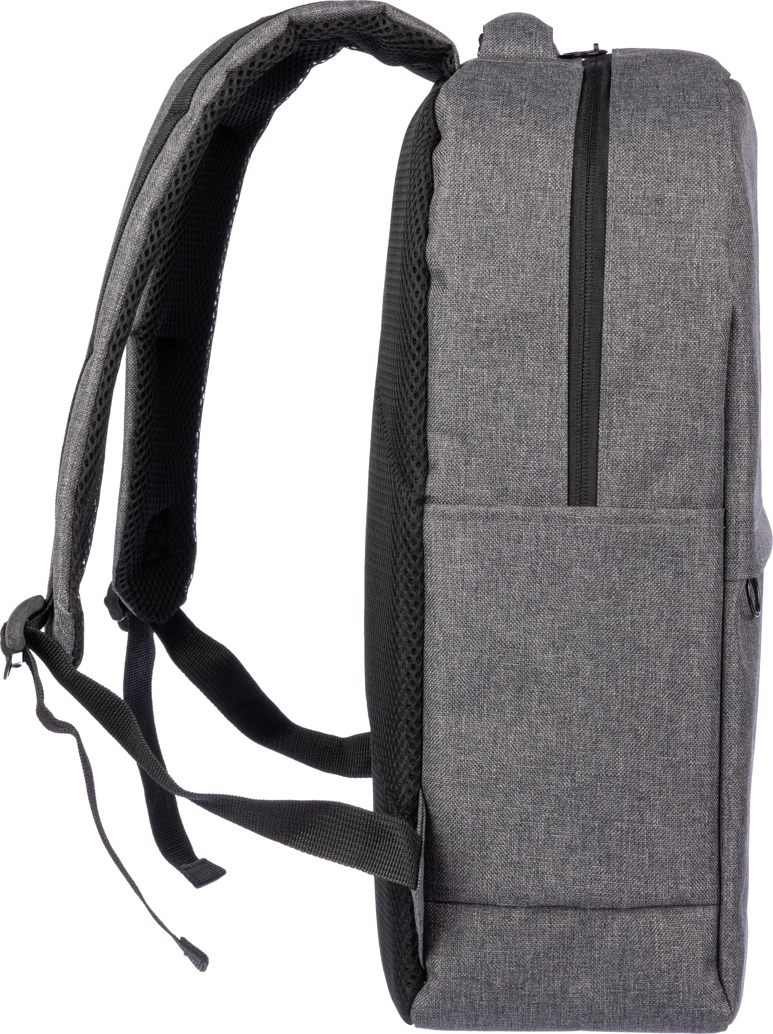 Vue 7 de Sac à dos pour ordinateur Henrik | Recyclé | Port USB