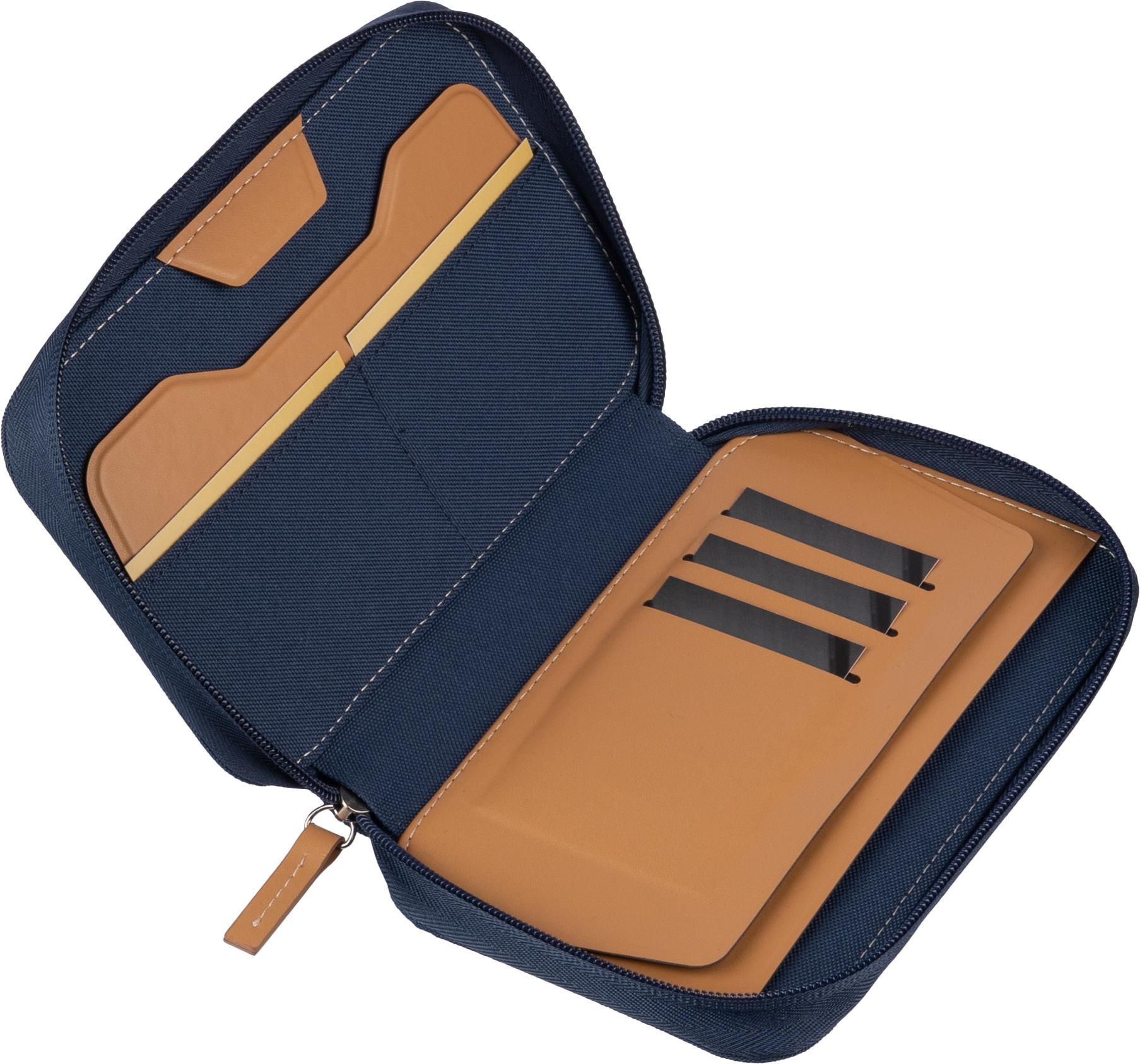 Vue 2 de Portefeuille de voyage Susanne | Recyclé | RFID