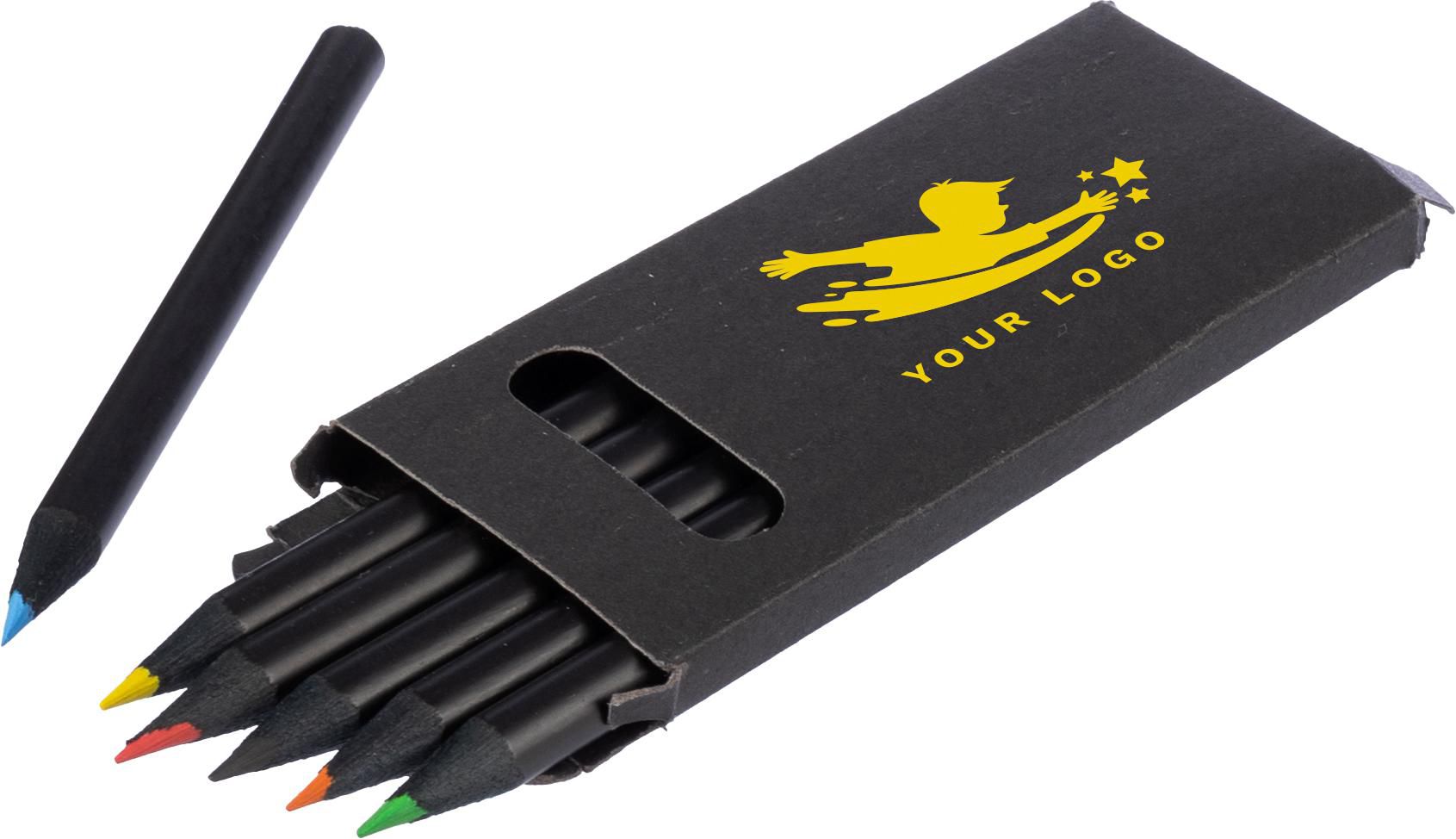 Vue 10 de Crayons de couleur Holger | 6 pièces