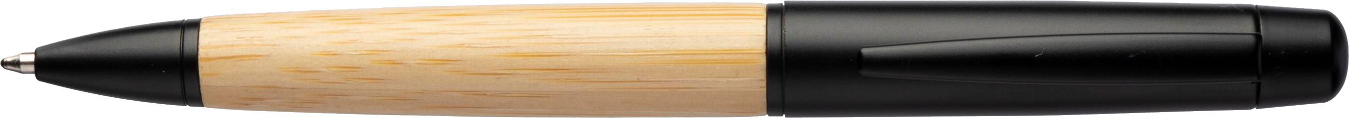 Vue 12 de Stylo à bille Anke | Bambou | Rotatif
