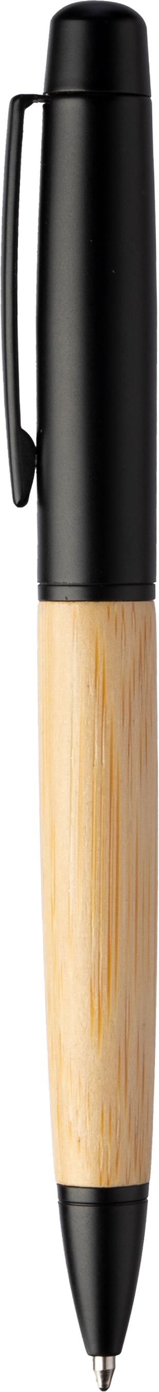 Vue 8 de Stylo à bille Anke | Bambou | Rotatif