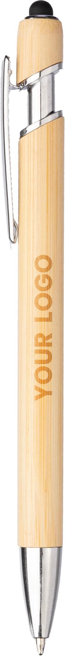 Vue 9 de Stylo bille Manuela | Bambou | Stylet