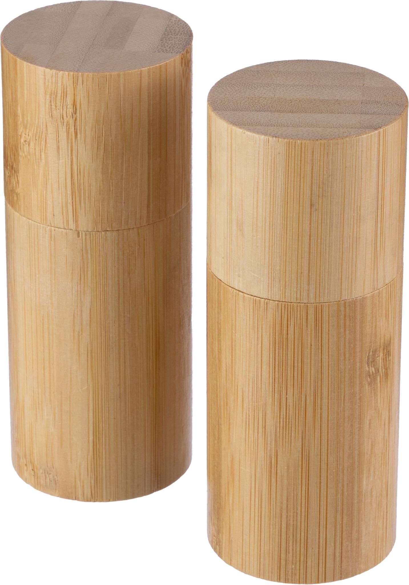 Vue 7 de Set de moulins à sel et poivre Christine | Bambou | 2 pcs