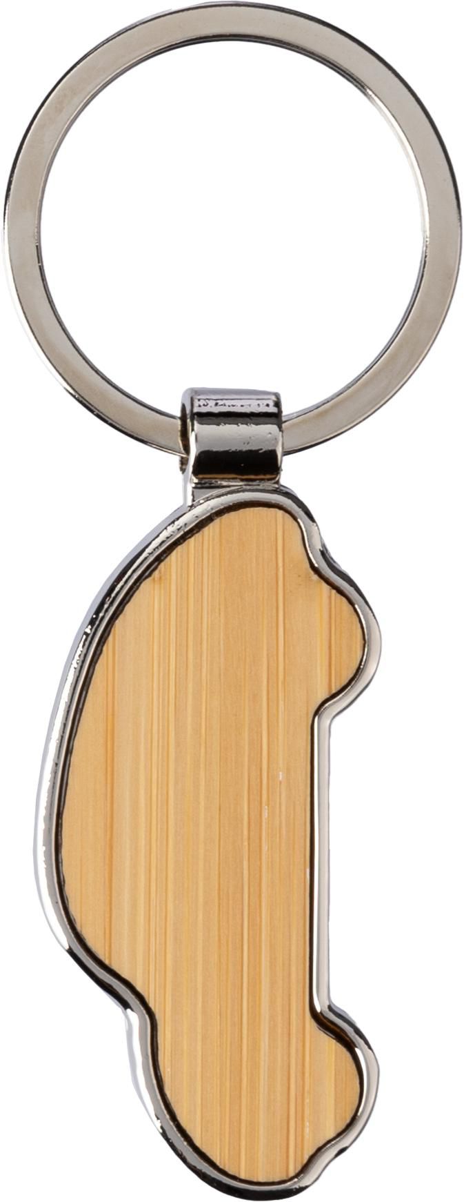 Porte-clés Angelika | Bambou | Forme de voiture